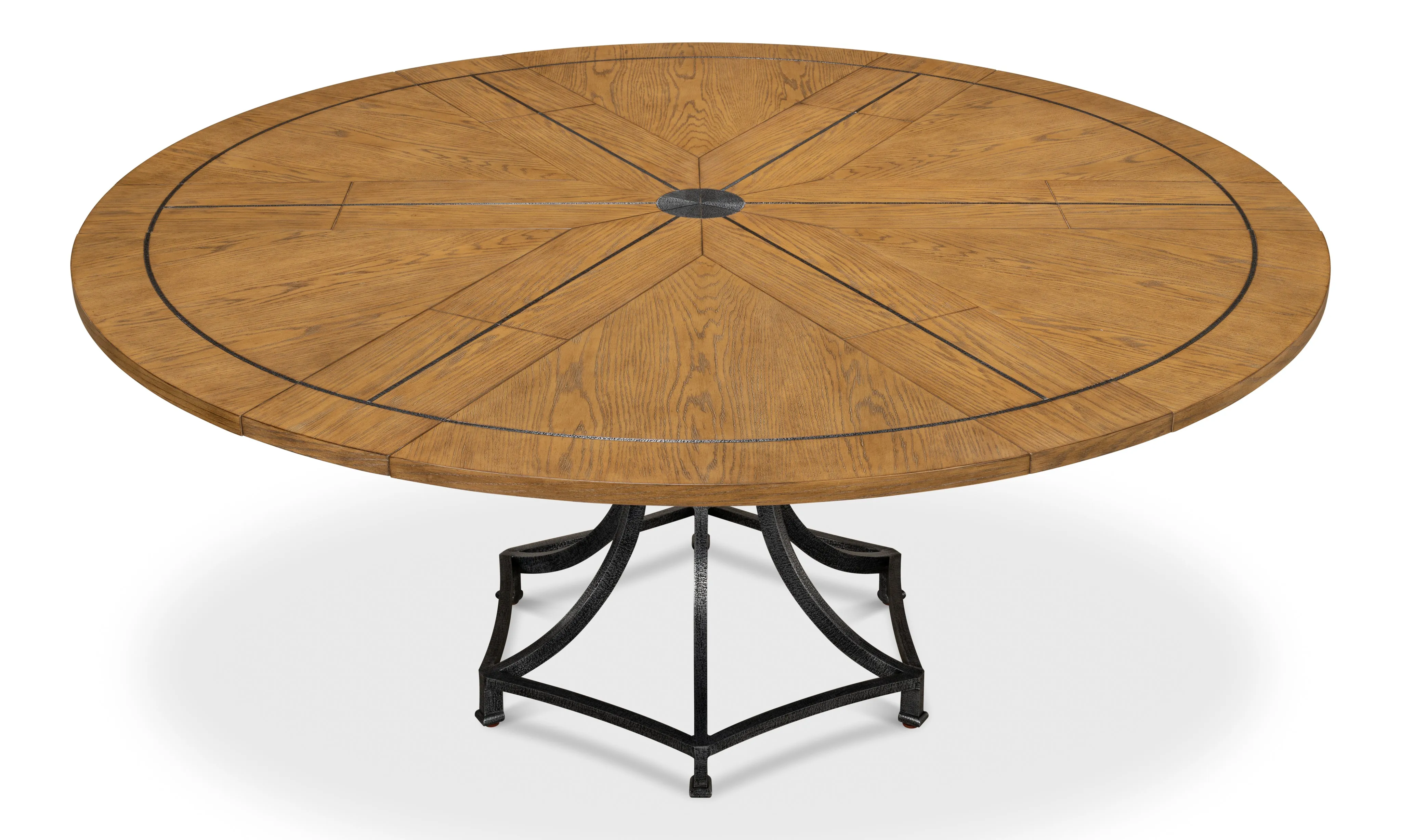 Sarreid - Walnut Jupe Dining Table  Small - Brown - Traditional