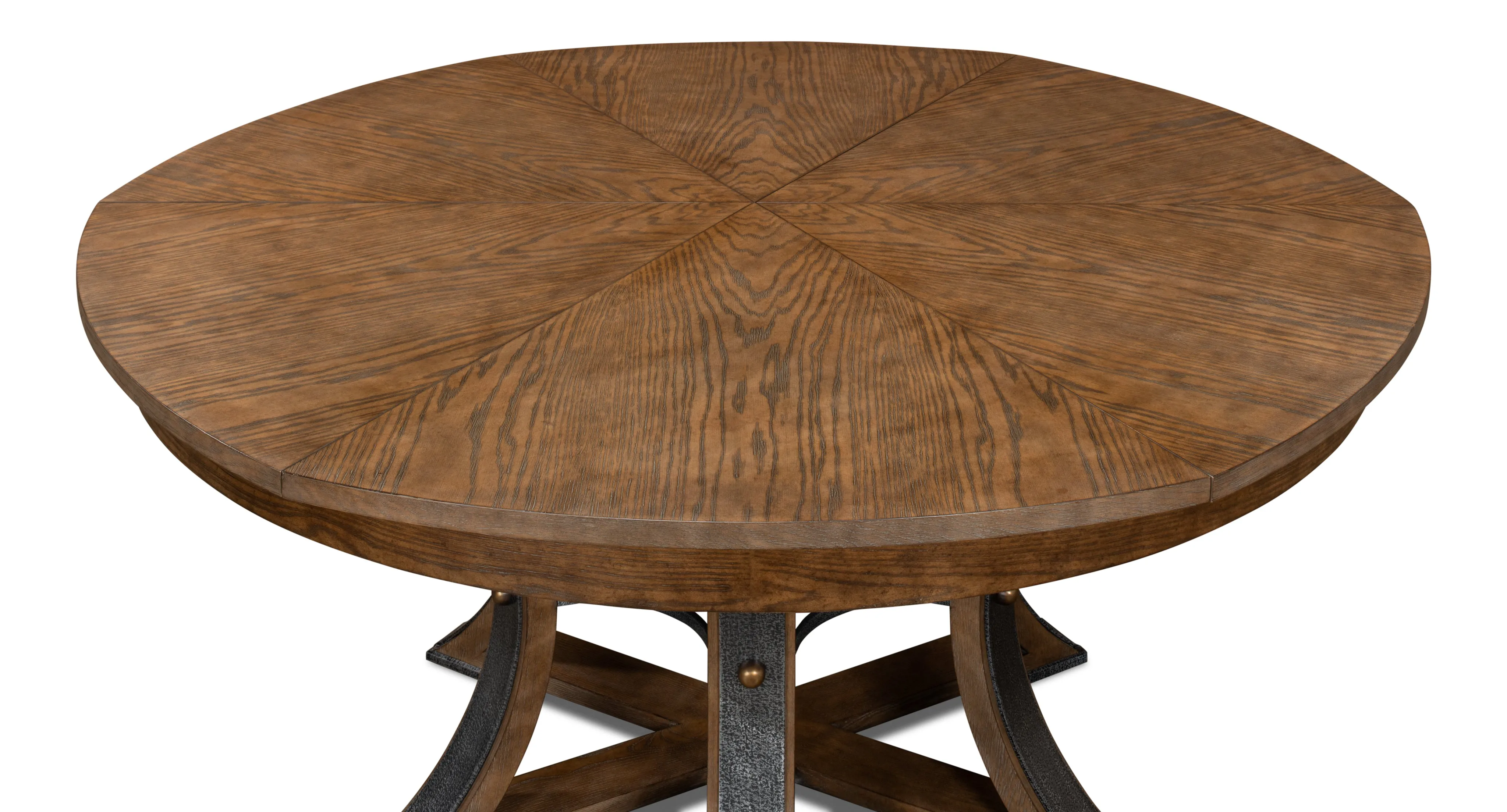 Sarreid - Walnut Jupe Dining Table  Small - Brown - Traditional
