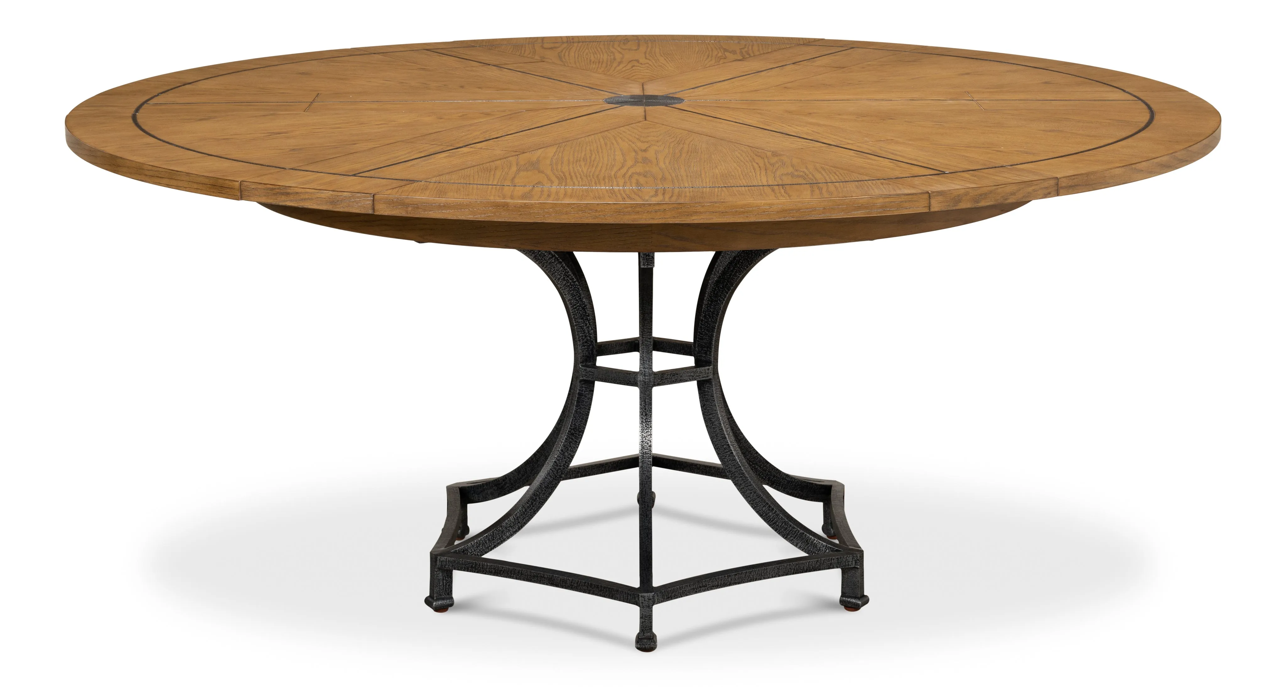 Sarreid - Walnut Jupe Dining Table  Small - Brown - Traditional