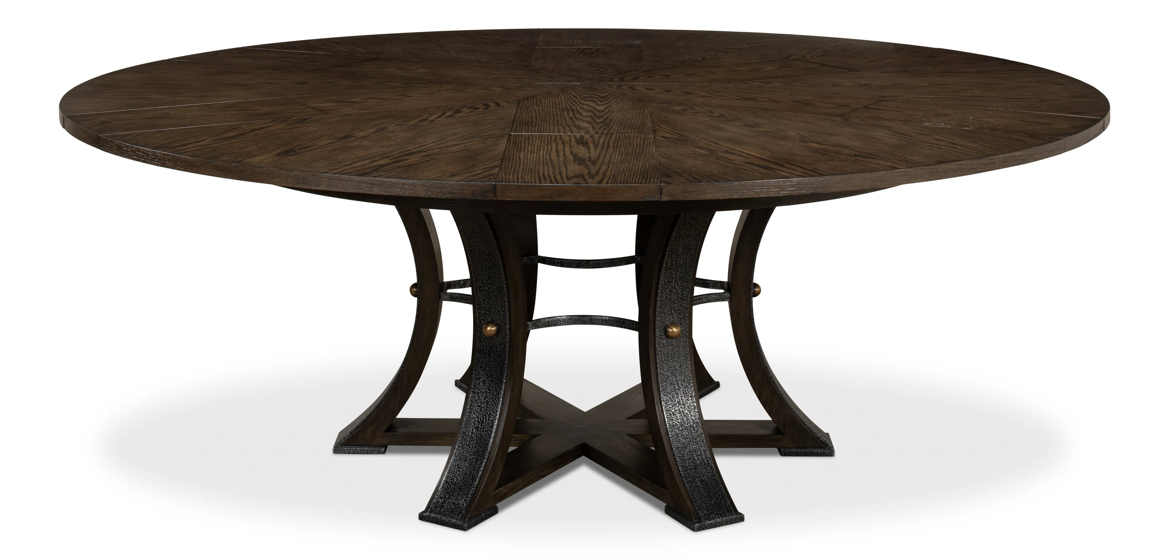 Sarreid - Walnut Jupe Dining Table  Small - Brown - Traditional