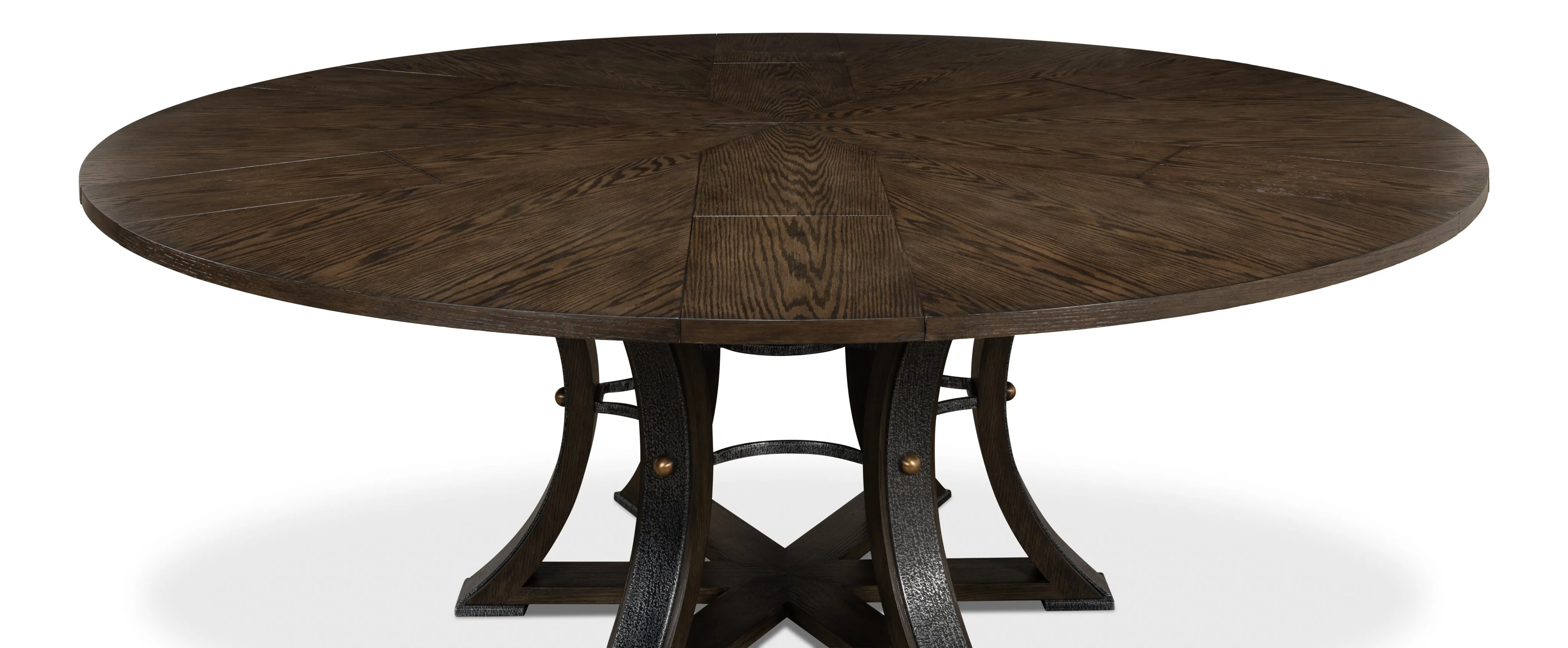 Sarreid - Walnut Jupe Dining Table  Small - Brown - Traditional