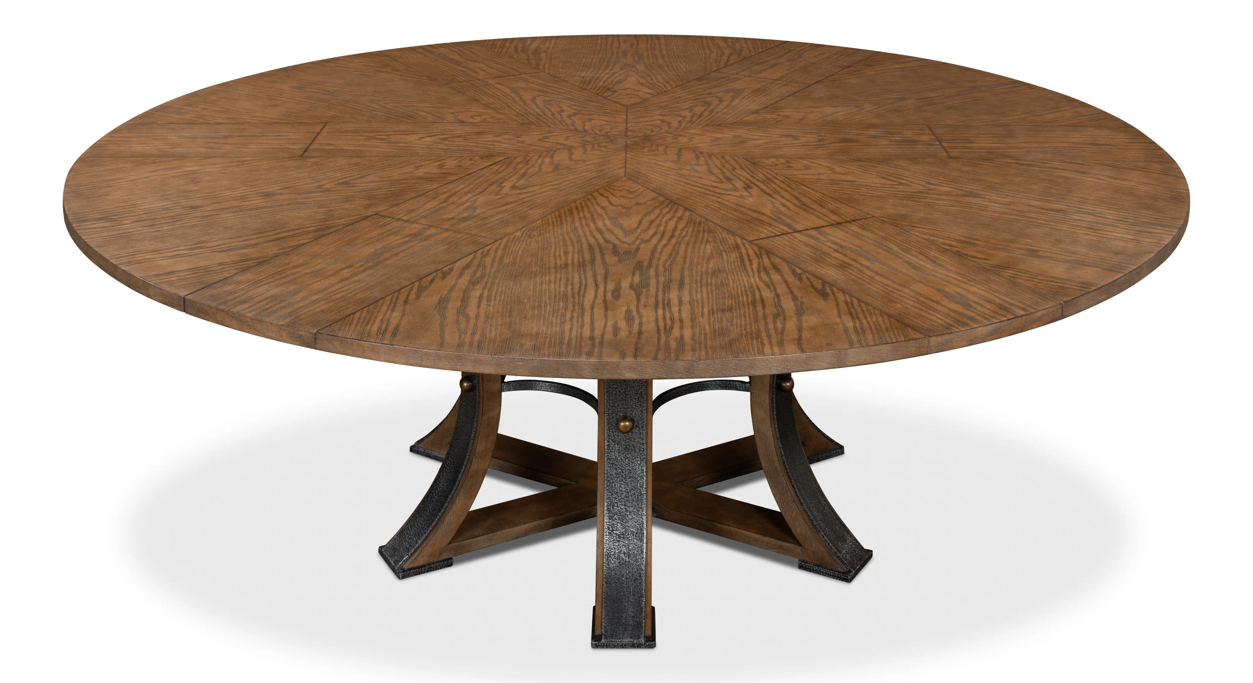 Sarreid - Walnut Jupe Dining Table  Small - Brown - Traditional
