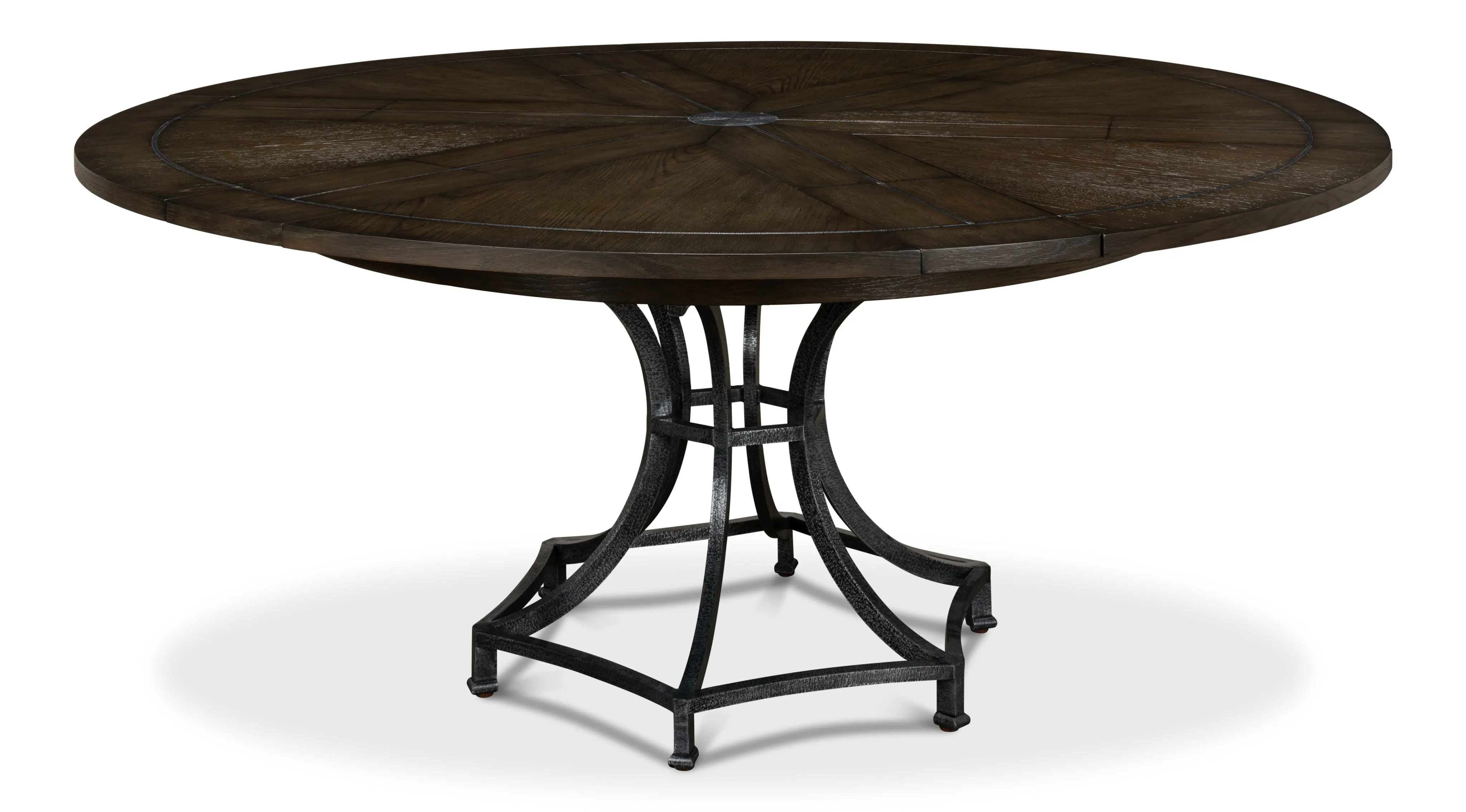 Sarreid - Walnut Jupe Dining Table  Small - Brown - Traditional
