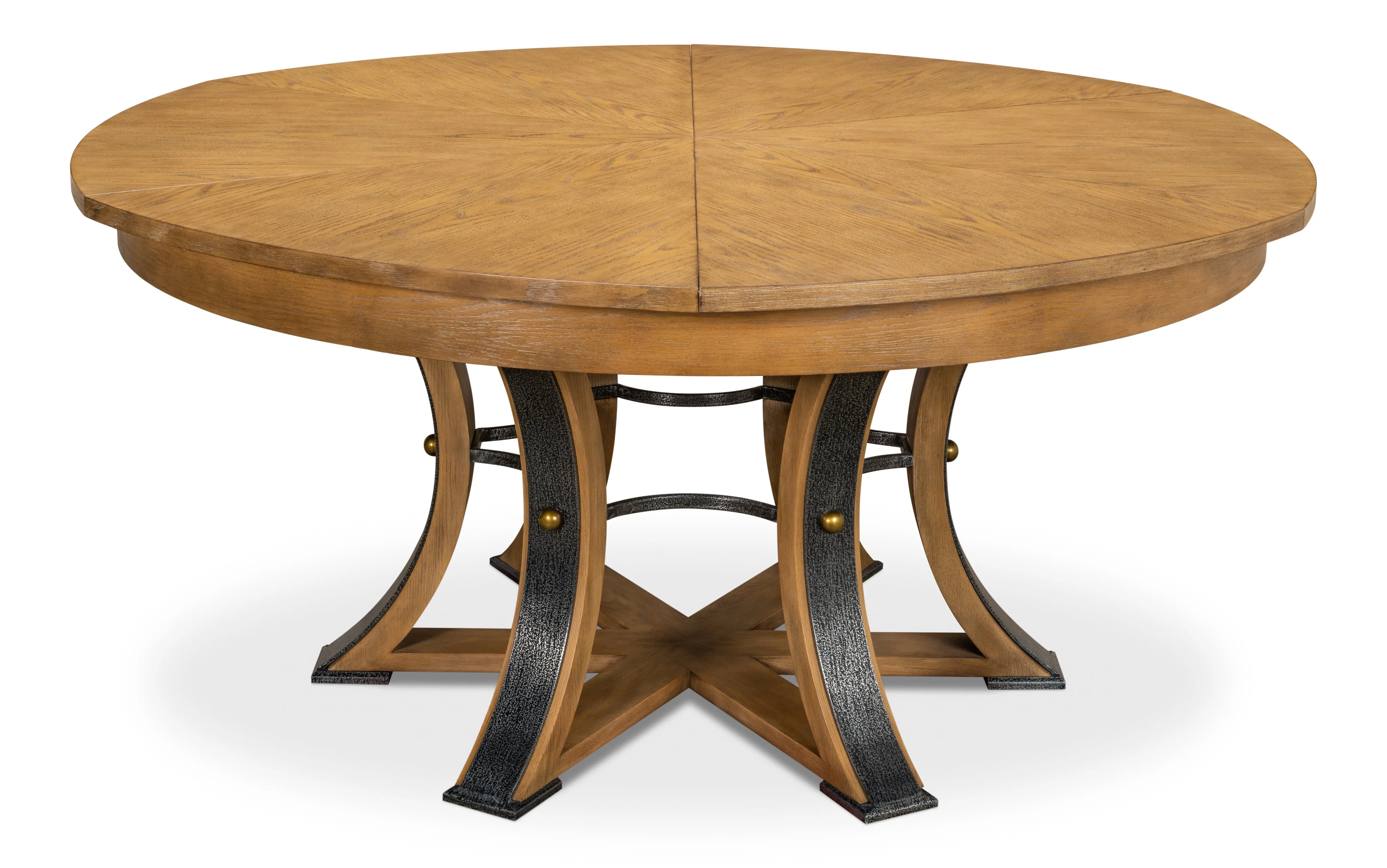 Sarreid - Walnut Jupe Dining Table  Small - Brown - Traditional