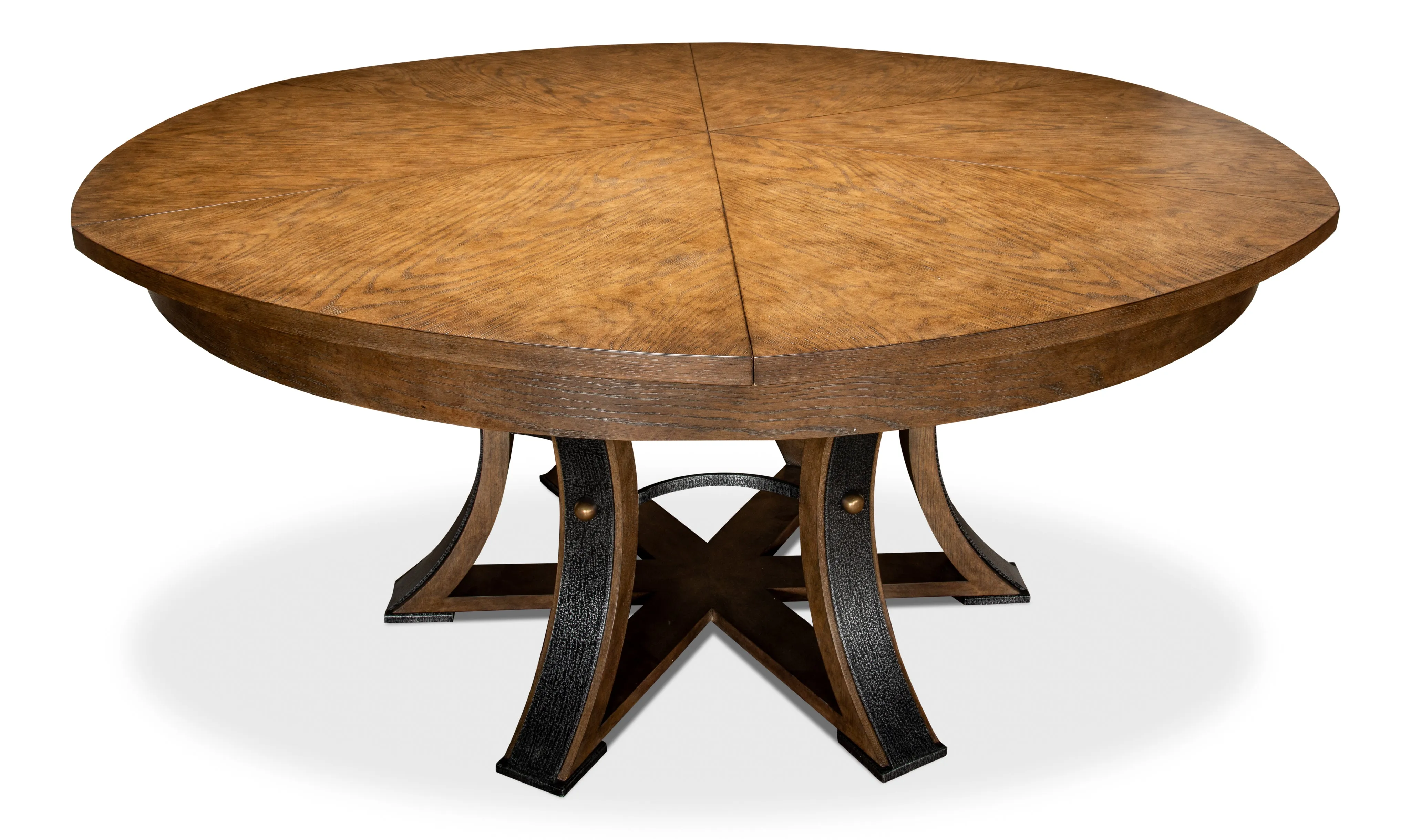 Sarreid - Walnut Jupe Dining Table  Small - Brown - Traditional