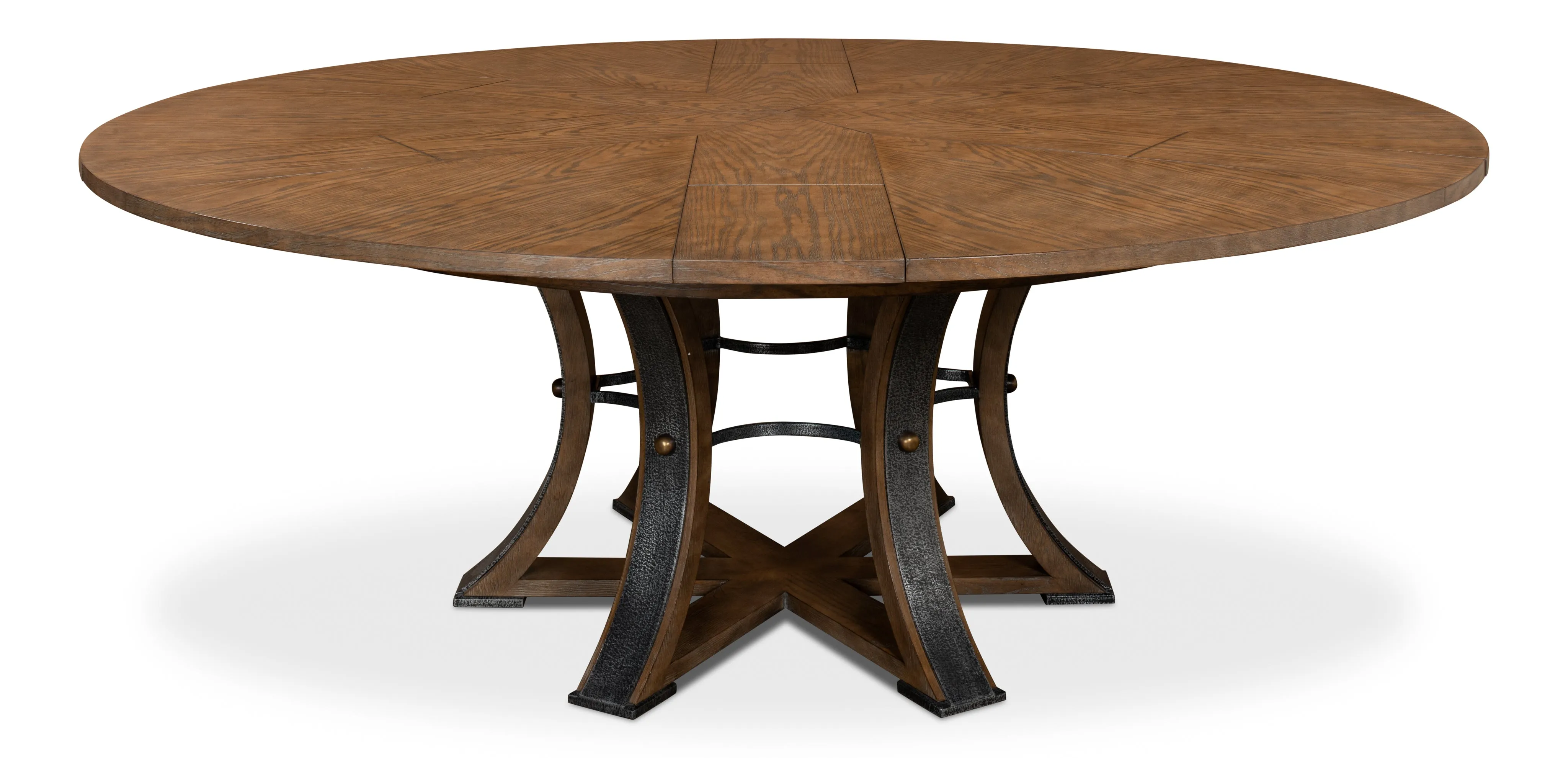 Sarreid - Walnut Jupe Dining Table  Small - Brown - Traditional