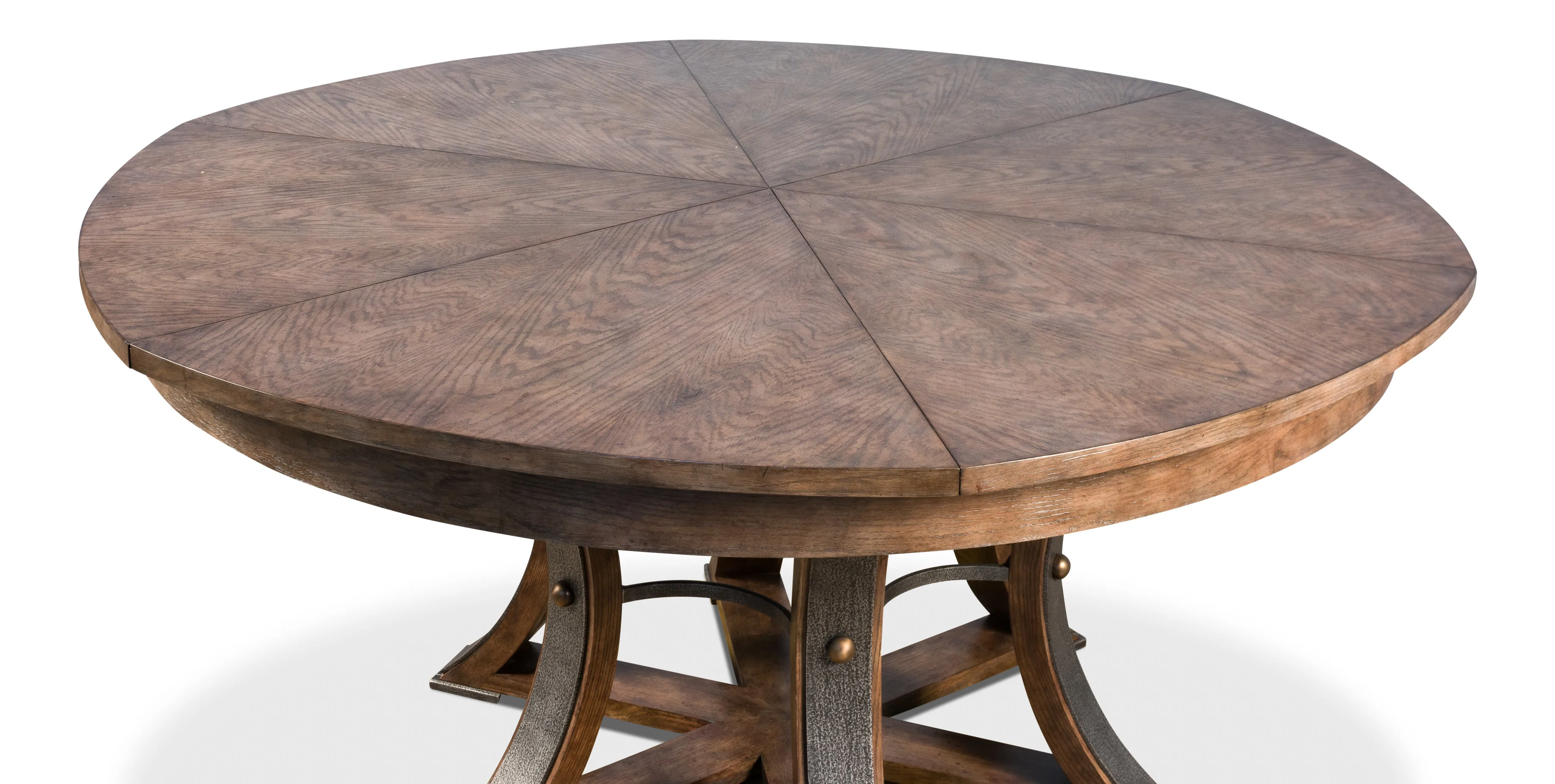 Sarreid - Walnut Jupe Dining Table  Small - Brown - Traditional