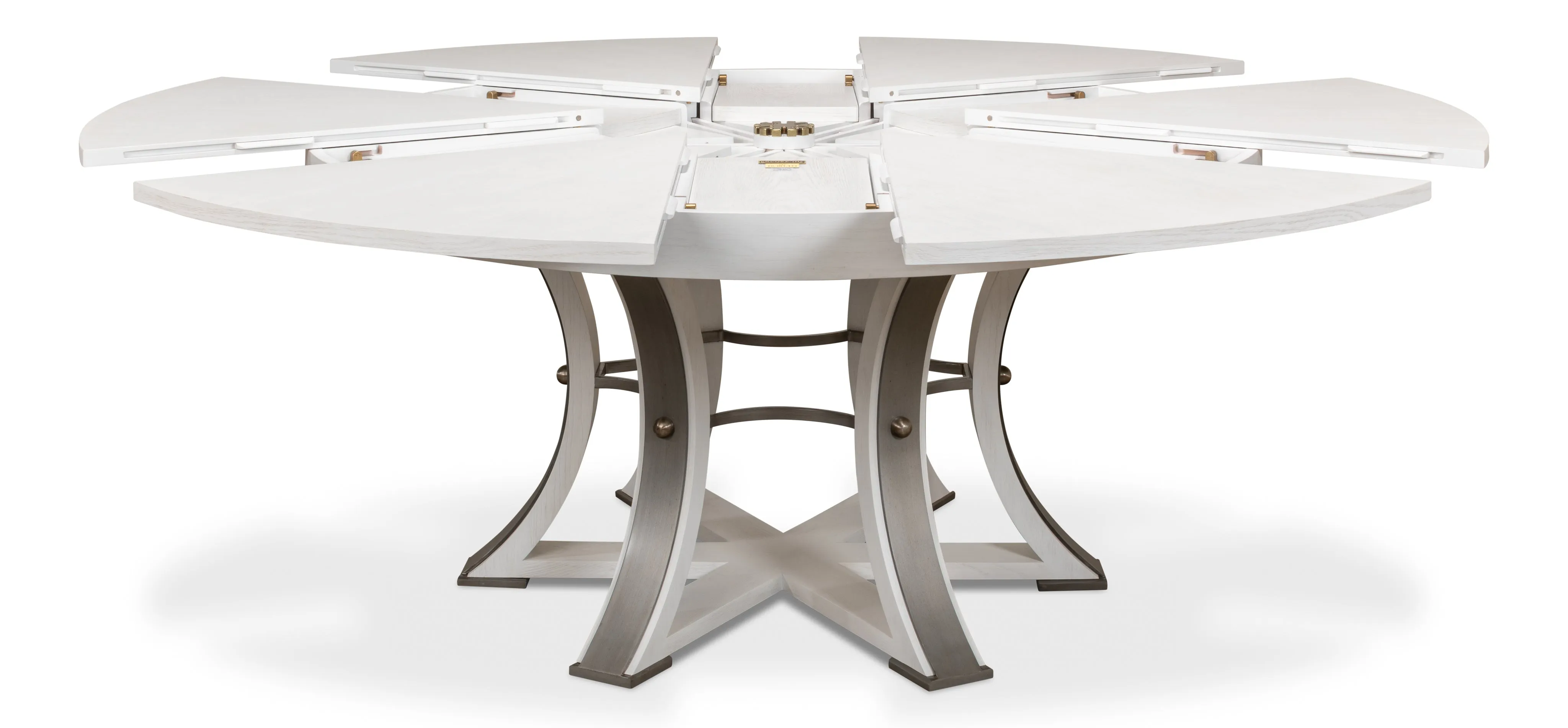 Sarreid - Walnut Jupe Dining Table  Small - Brown - Traditional