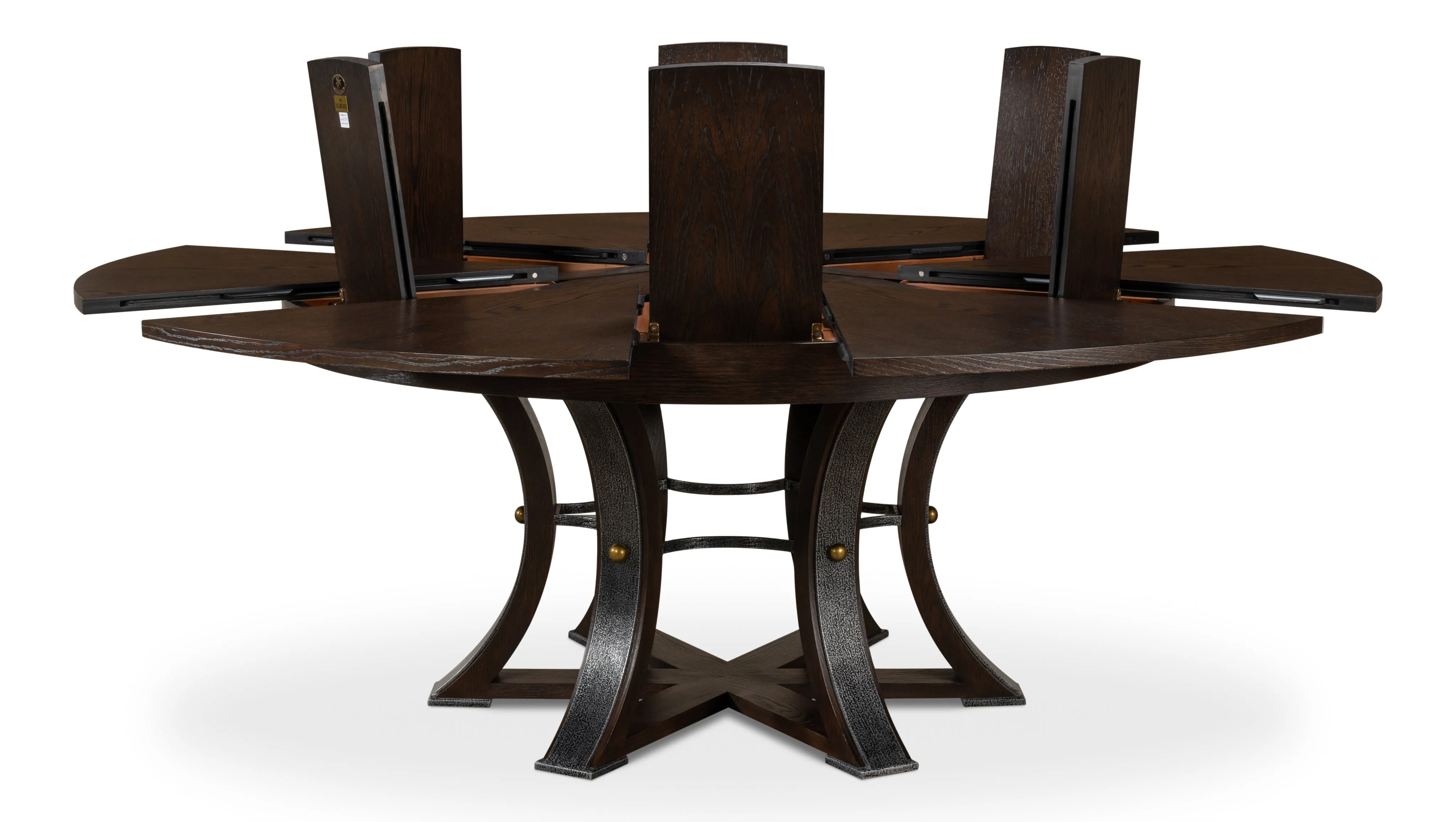 Sarreid - Walnut Jupe Dining Table  Small - Brown - Traditional