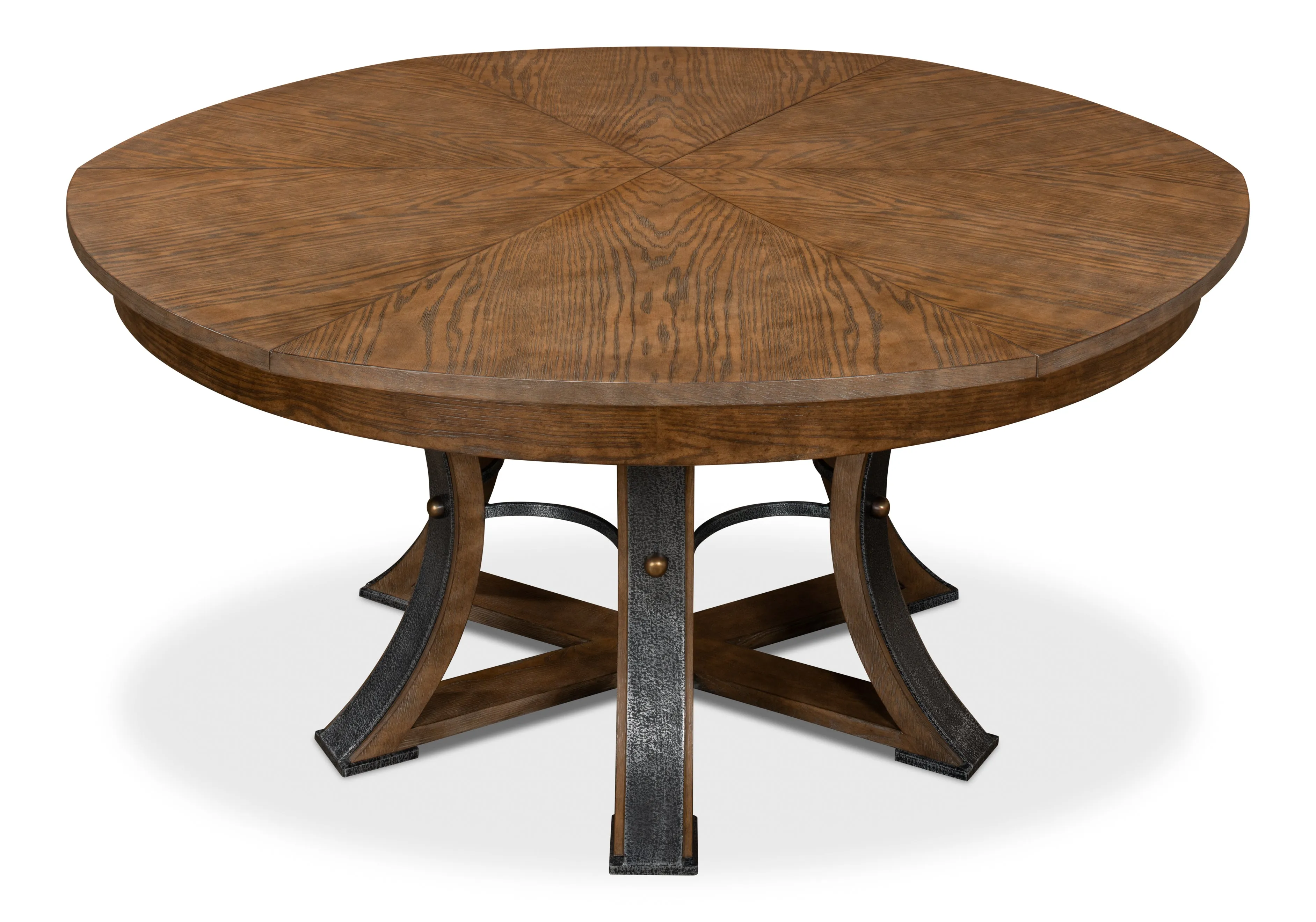 Sarreid - Walnut Jupe Dining Table  Small - Brown - Traditional