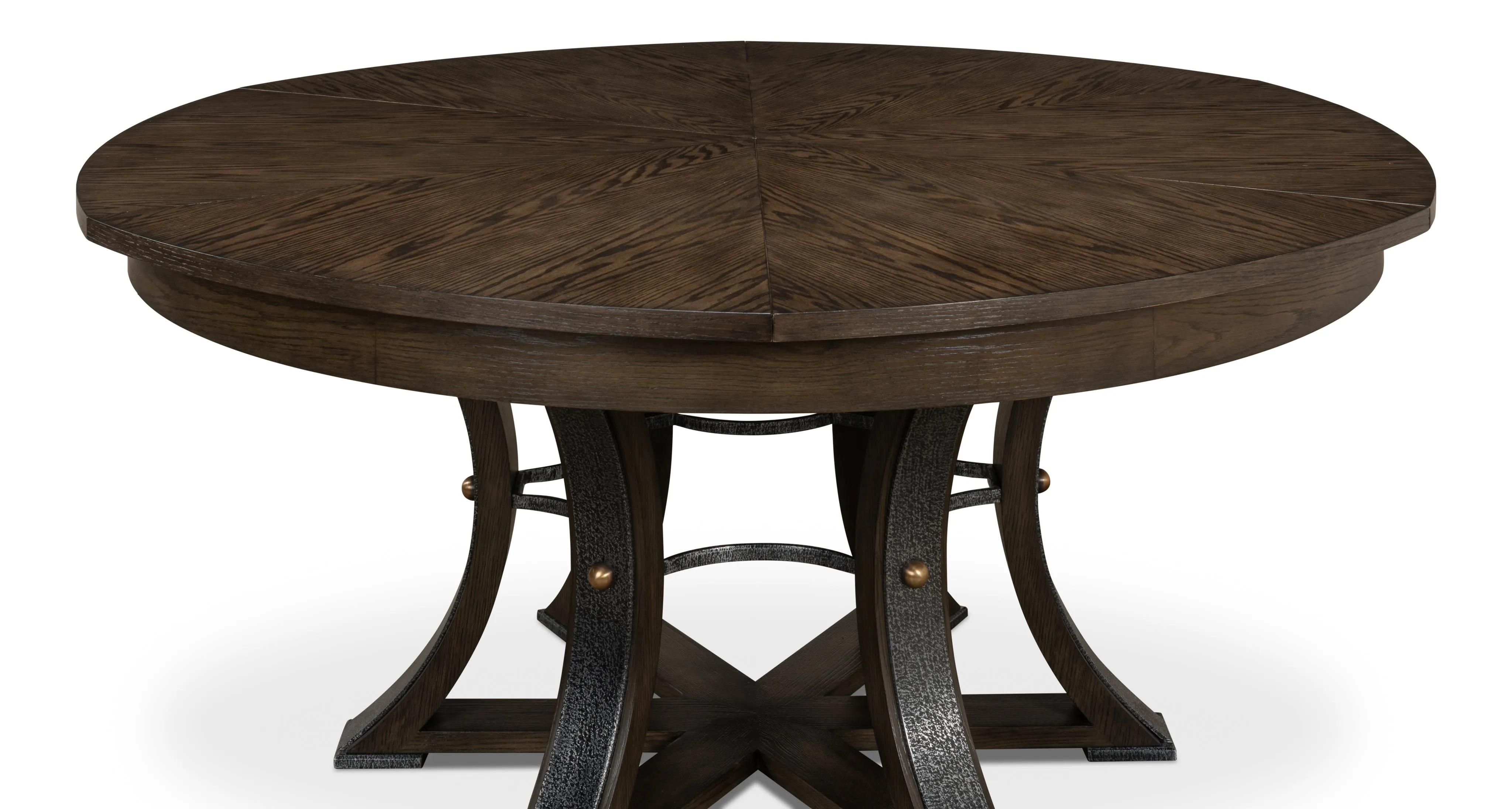 Sarreid - Walnut Jupe Dining Table  Small - Brown - Traditional