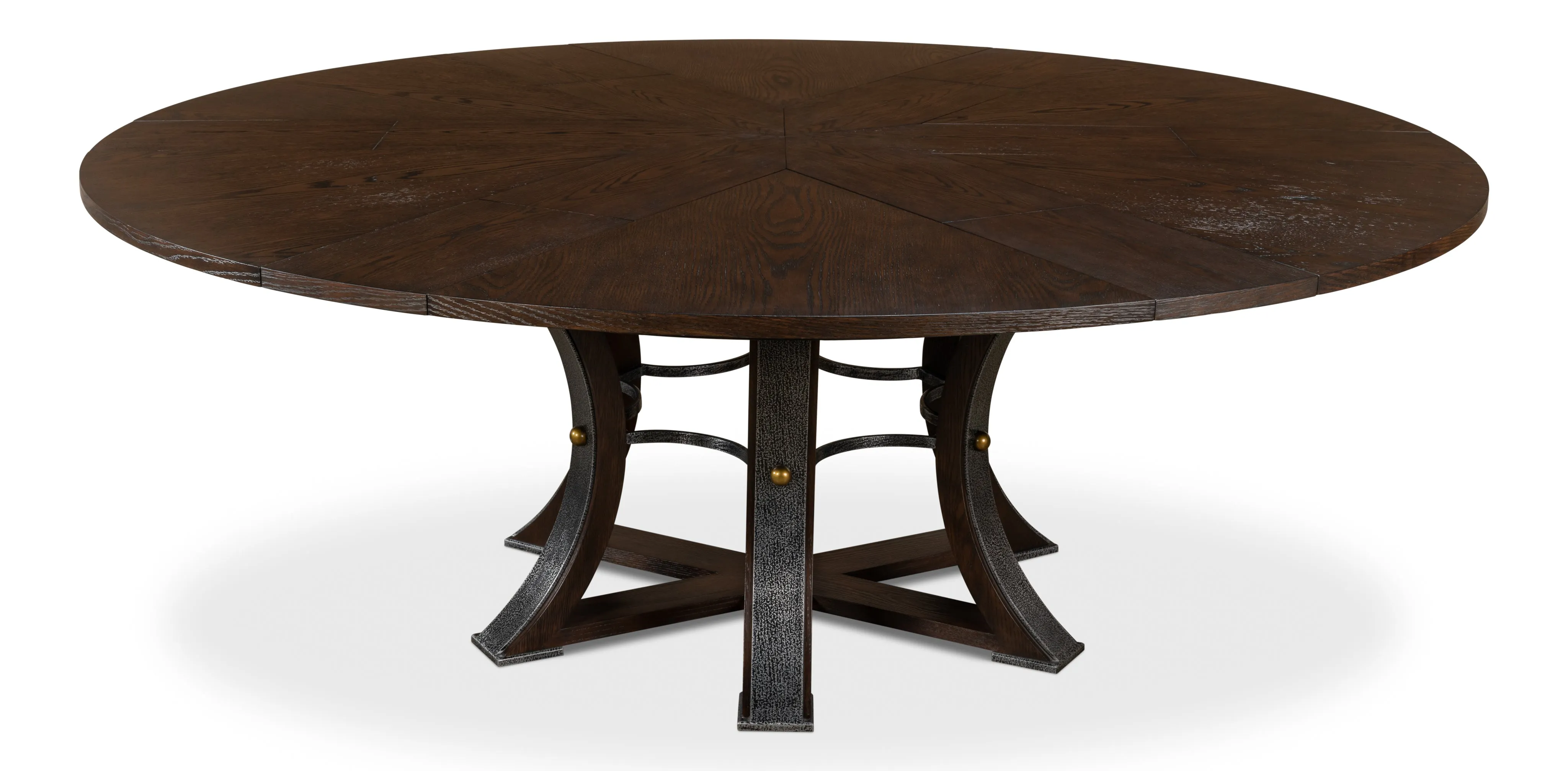 Sarreid - Walnut Jupe Dining Table  Small - Brown - Traditional