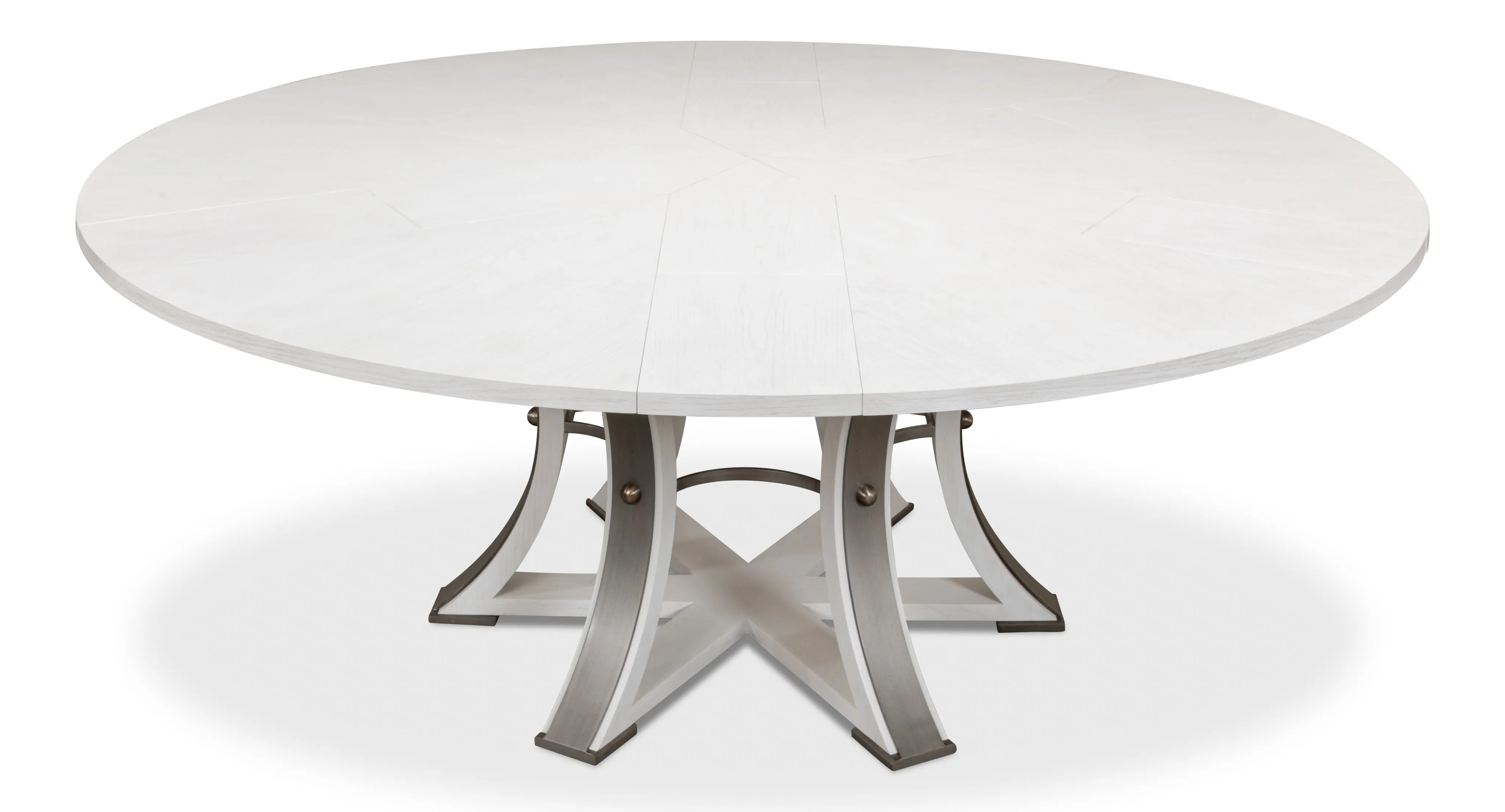 Sarreid - Walnut Jupe Dining Table  Small - Brown - Traditional