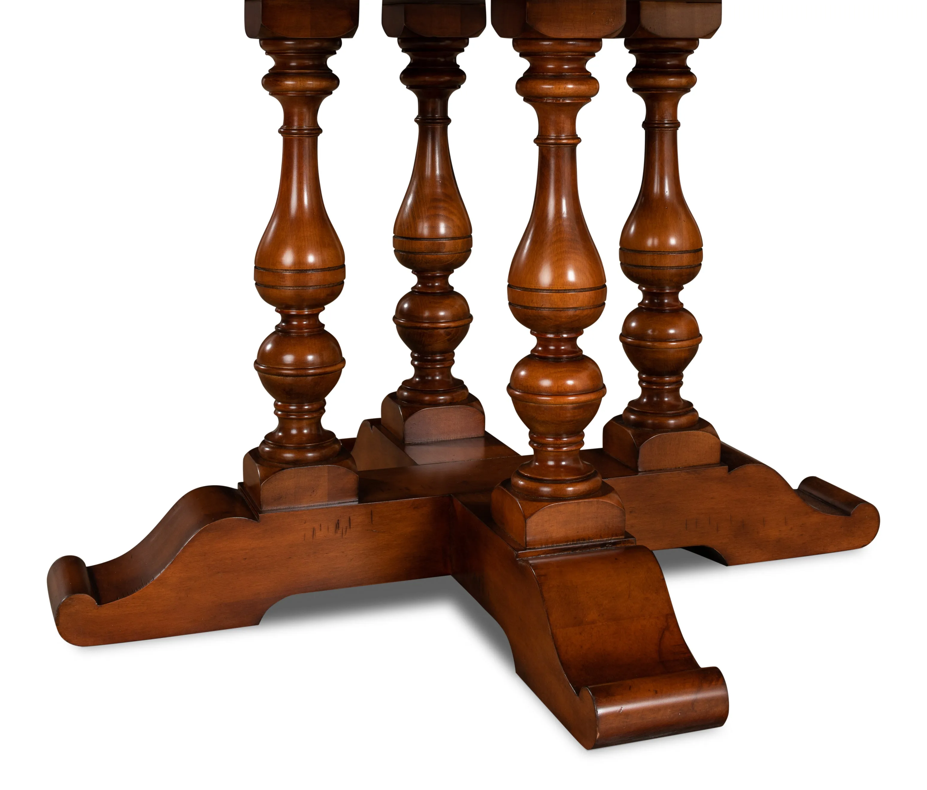 Sarreid - Walnut Jupe Dining Table  Small - Brown - Traditional