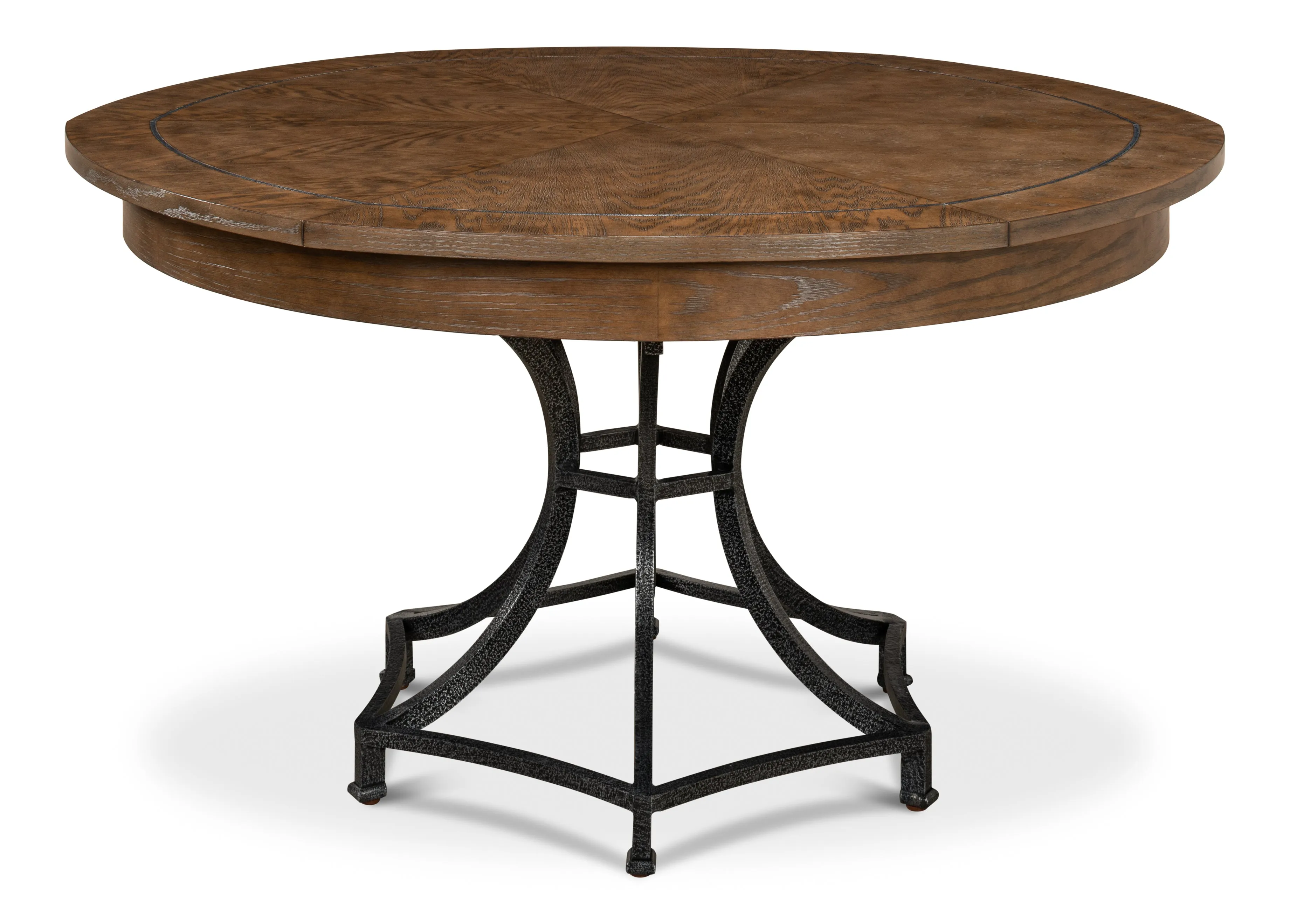 Sarreid - Walnut Jupe Dining Table  Small - Brown - Traditional