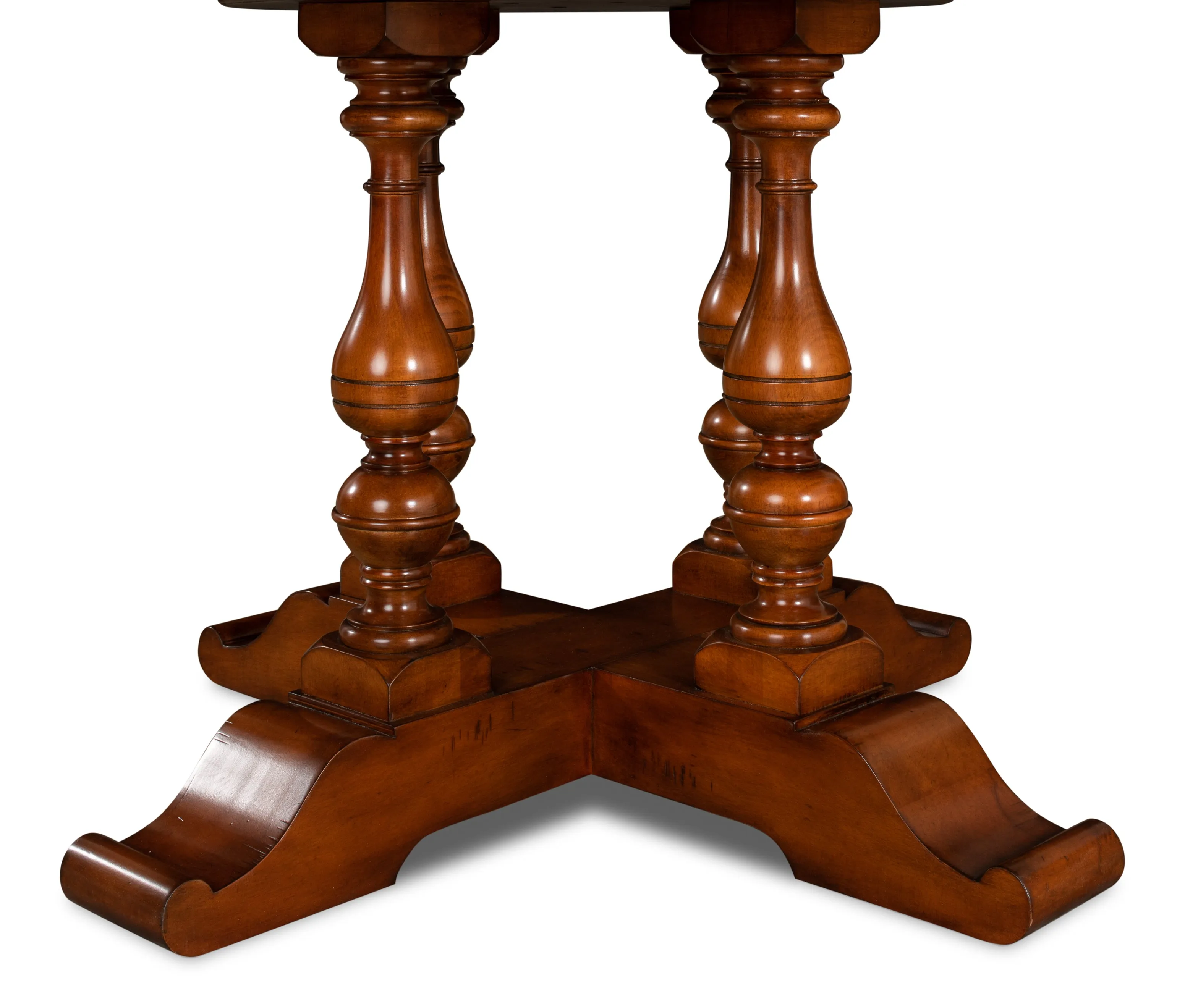 Sarreid - Walnut Jupe Dining Table  Small - Brown - Traditional