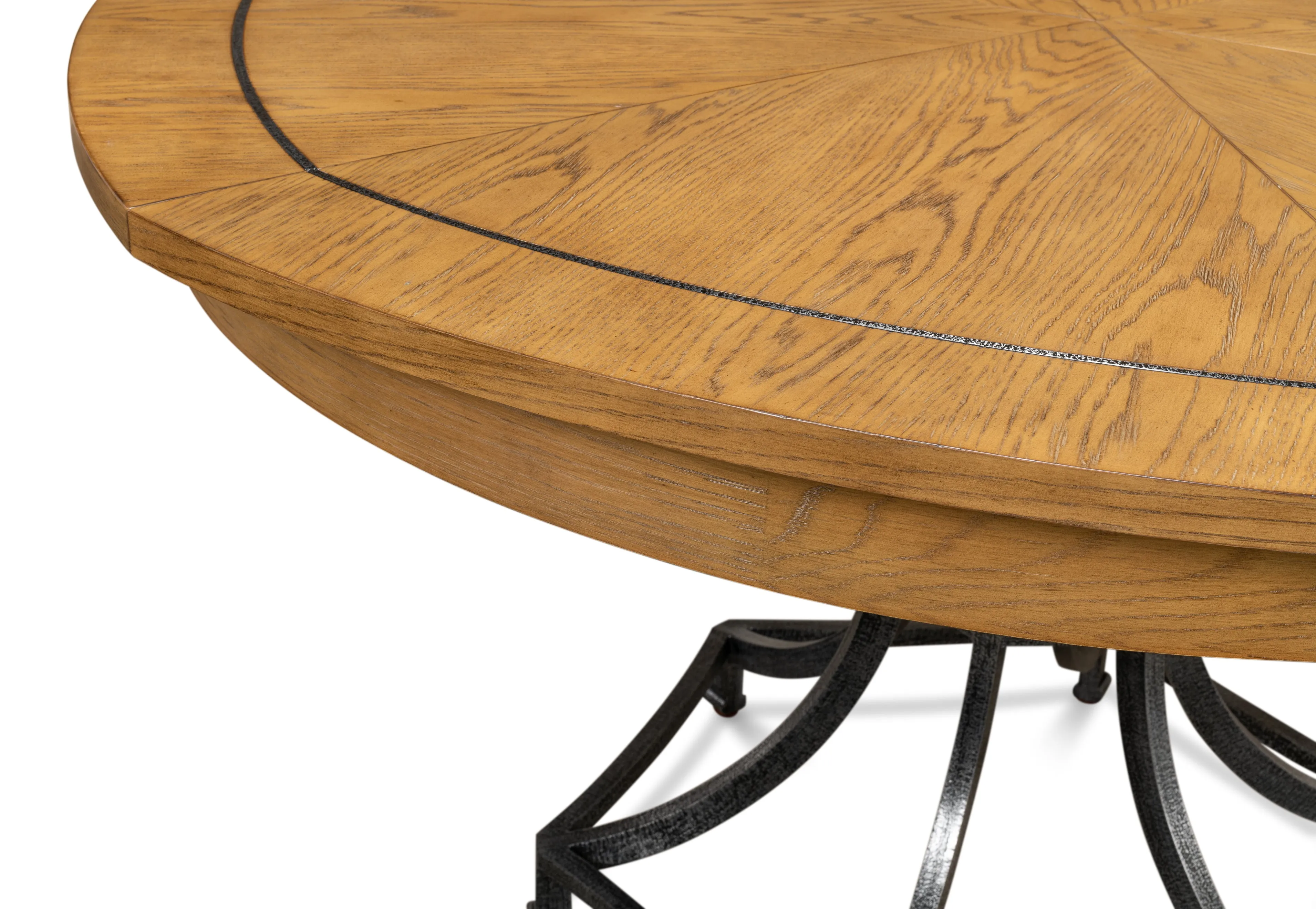 Sarreid - Walnut Jupe Dining Table  Small - Brown - Traditional