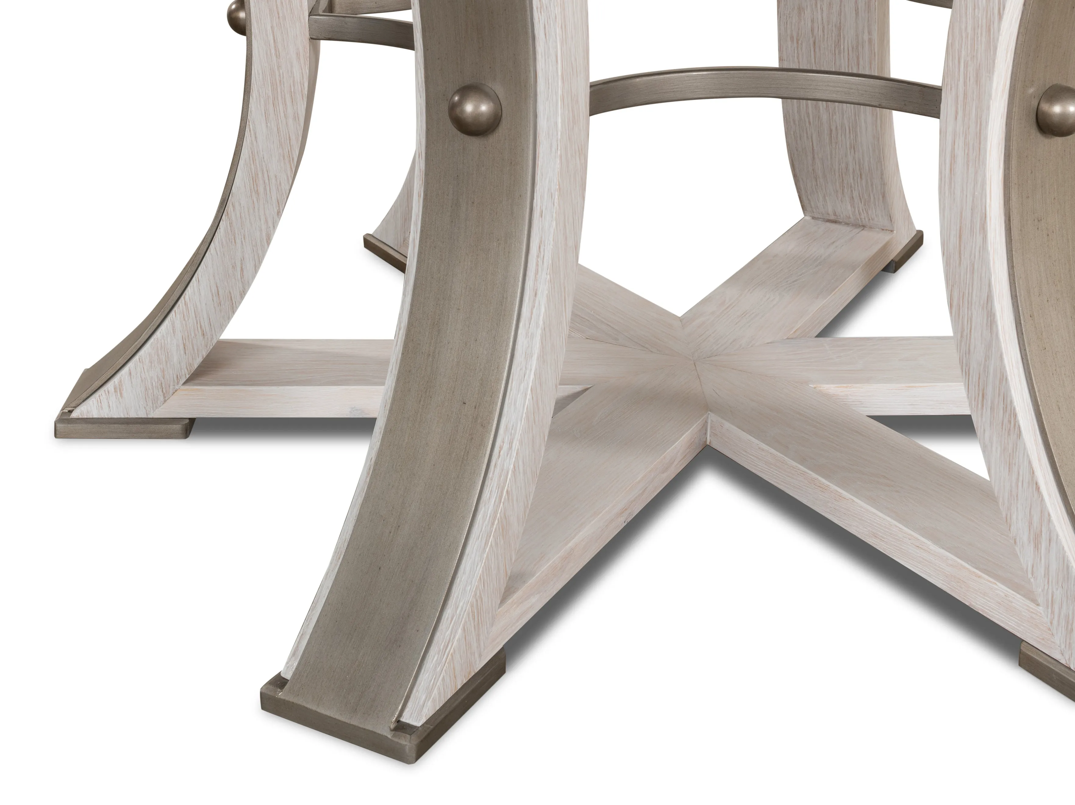 Sarreid - Walnut Jupe Dining Table  Small - Brown - Traditional