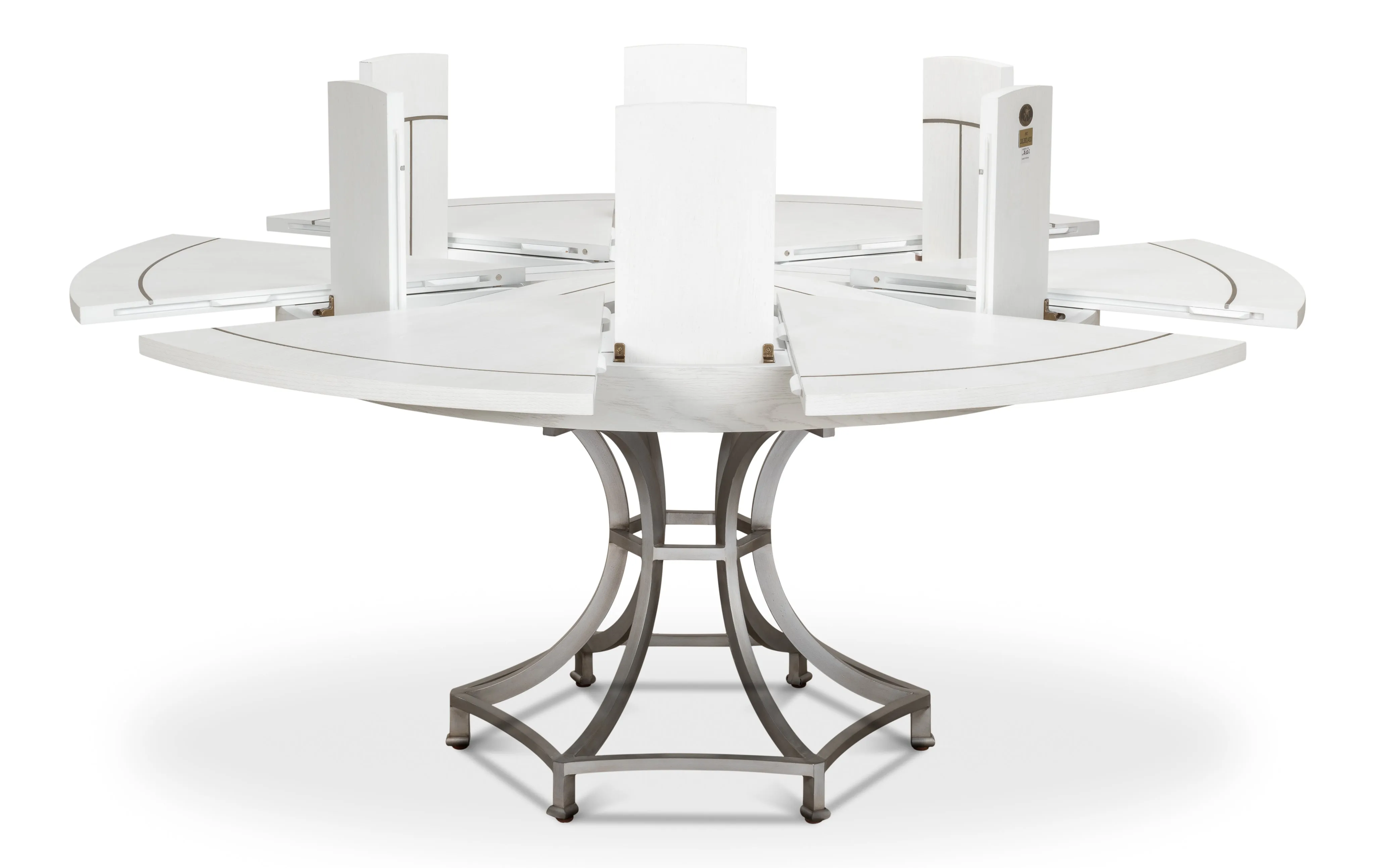 Sarreid - Walnut Jupe Dining Table  Small - Brown - Traditional
