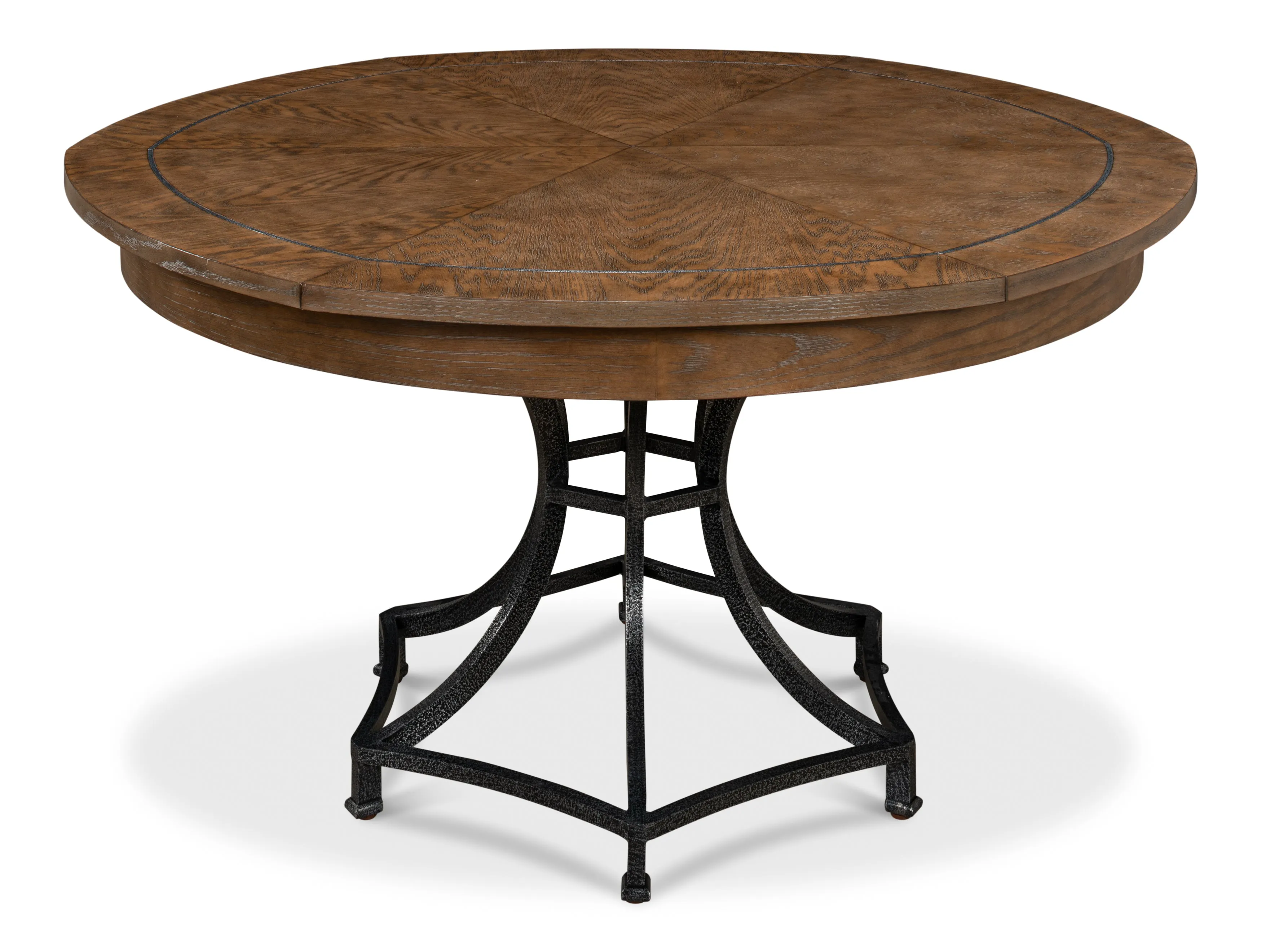 Sarreid - Walnut Jupe Dining Table  Small - Brown - Traditional