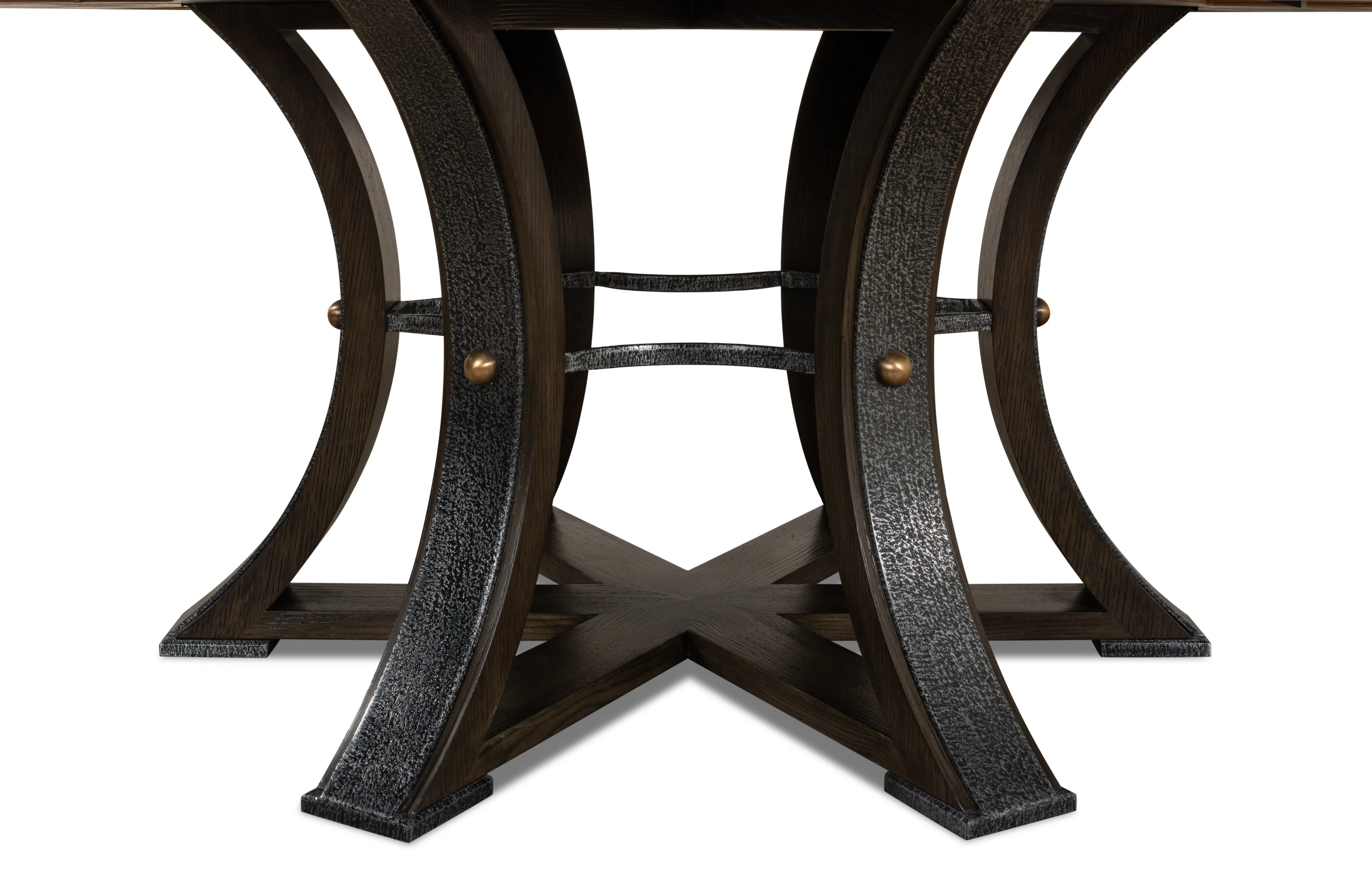 Sarreid - Walnut Jupe Dining Table  Small - Brown - Traditional