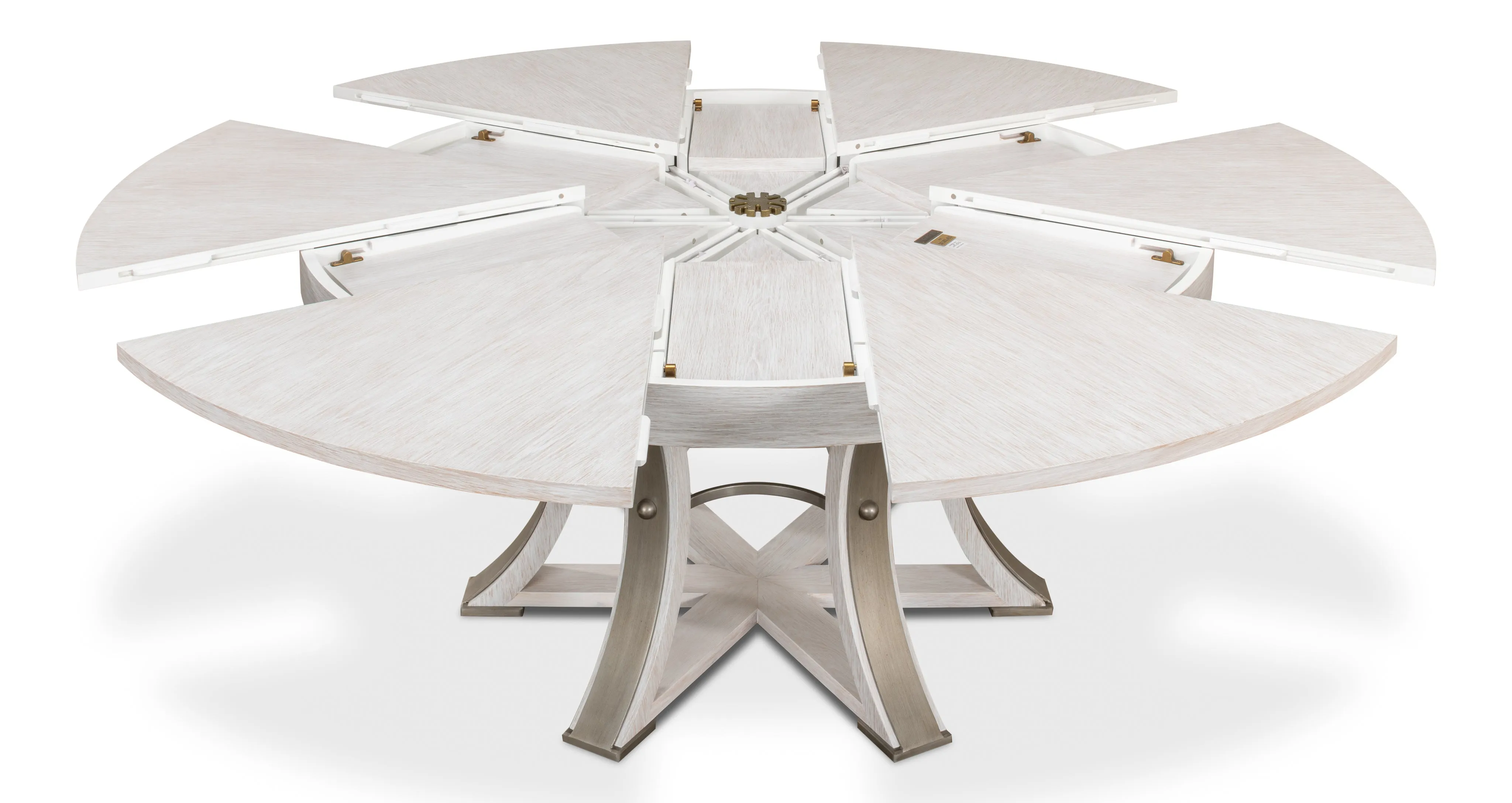 Sarreid - Walnut Jupe Dining Table  Small - Brown - Traditional