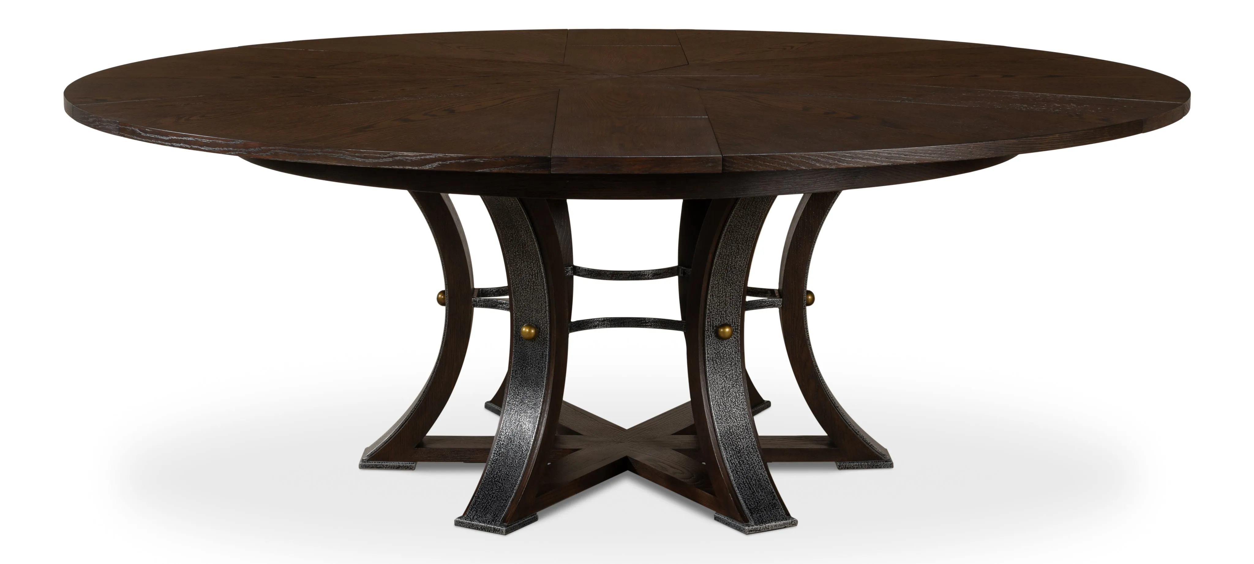 Sarreid - Walnut Jupe Dining Table  Small - Brown - Traditional