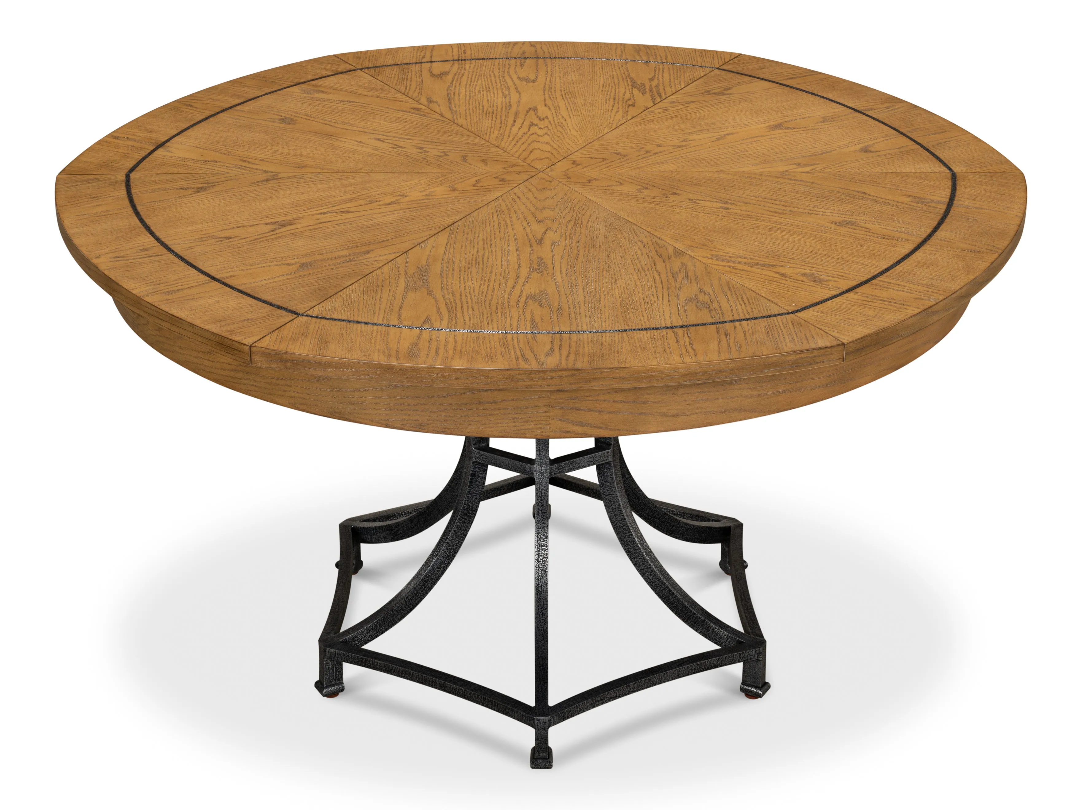 Sarreid - Walnut Jupe Dining Table  Small - Brown - Traditional