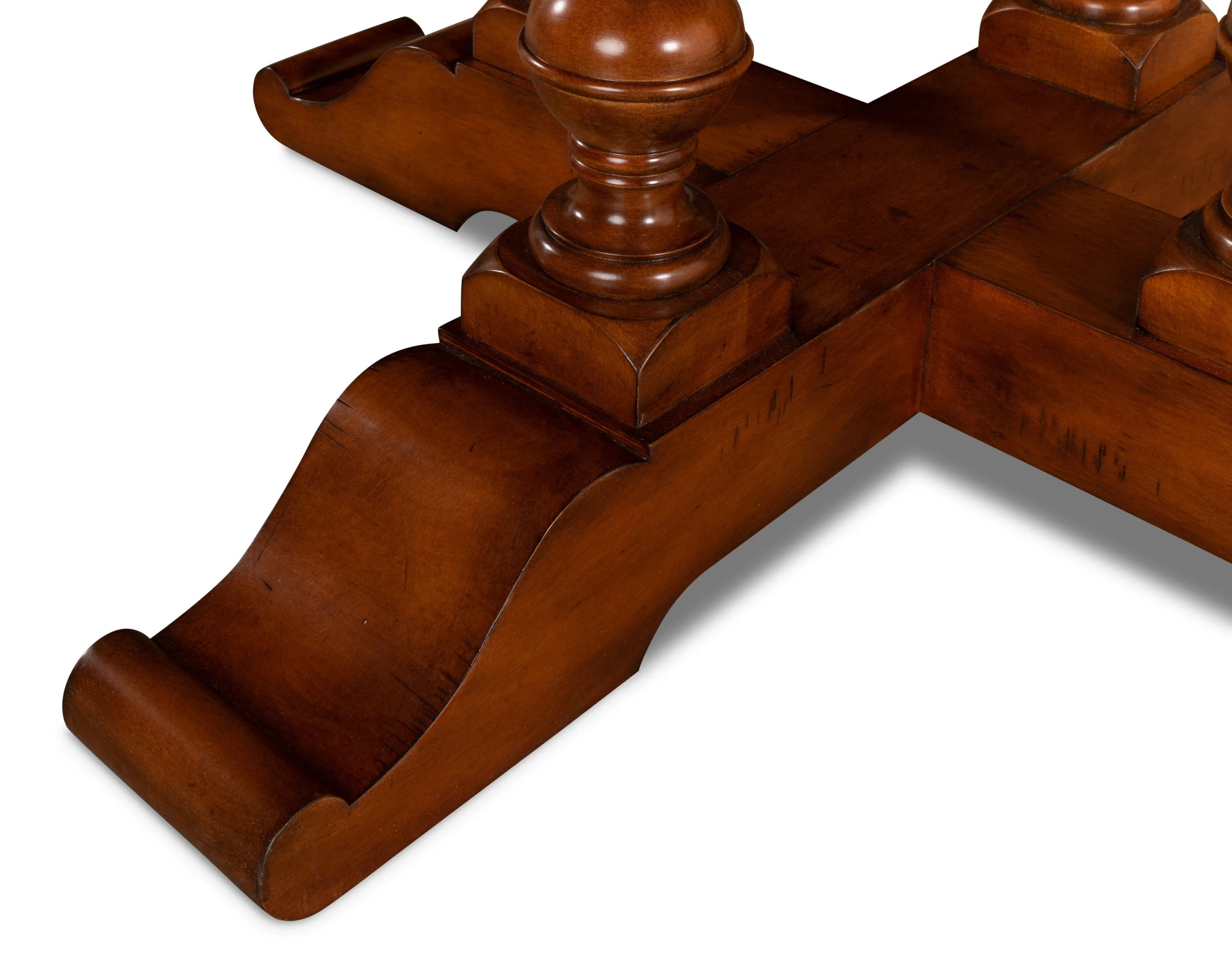 Sarreid - Walnut Jupe Dining Table  Small - Brown - Traditional