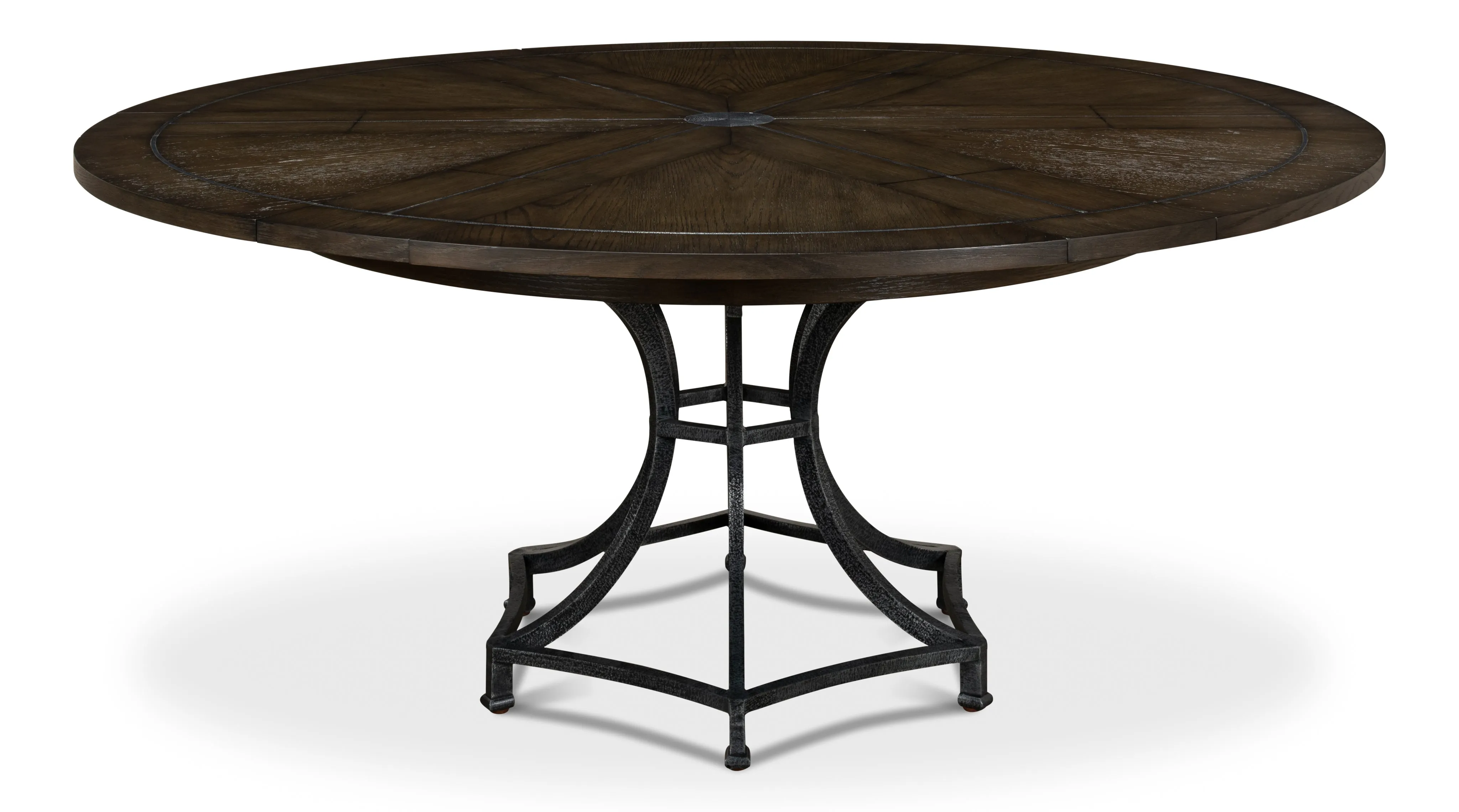 Sarreid - Walnut Jupe Dining Table  Small - Brown - Traditional