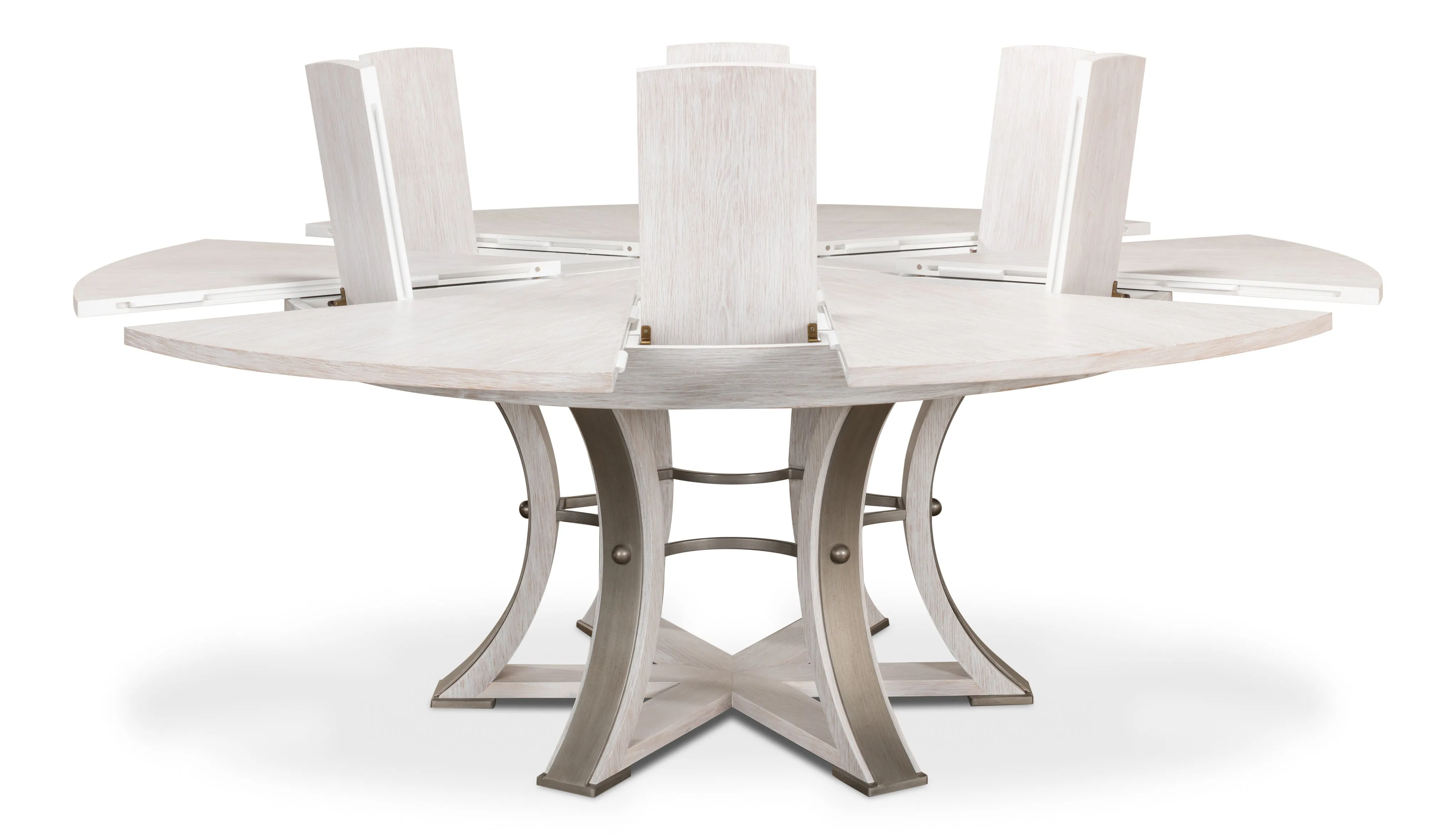 Sarreid - Walnut Jupe Dining Table  Small - Brown - Traditional