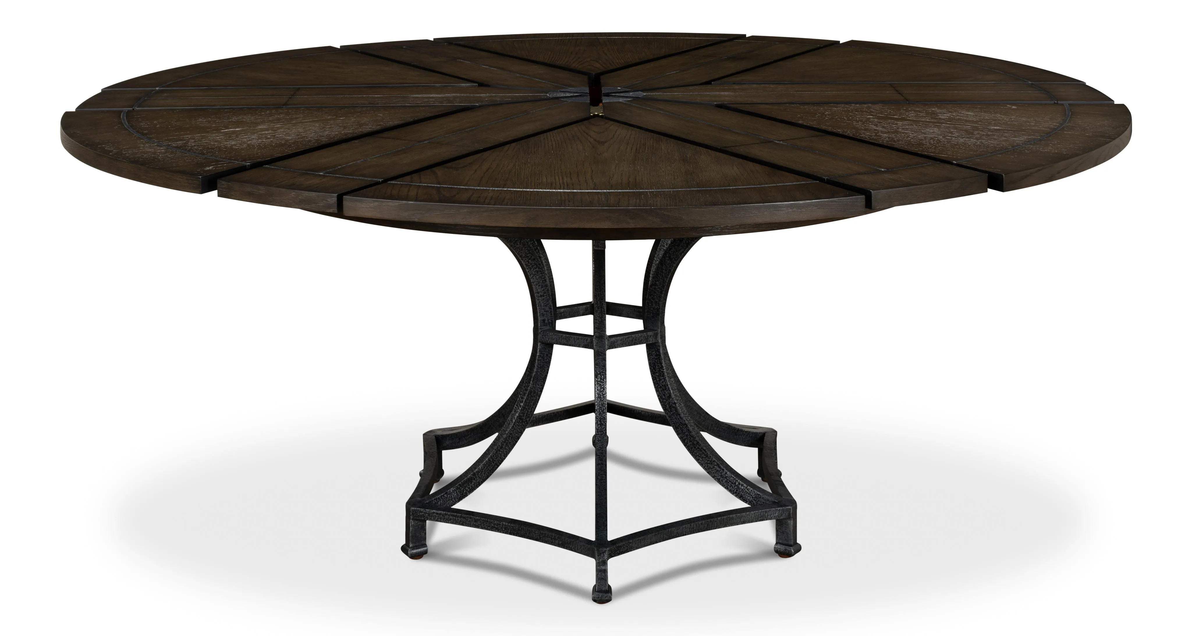 Sarreid - Walnut Jupe Dining Table  Small - Brown - Traditional