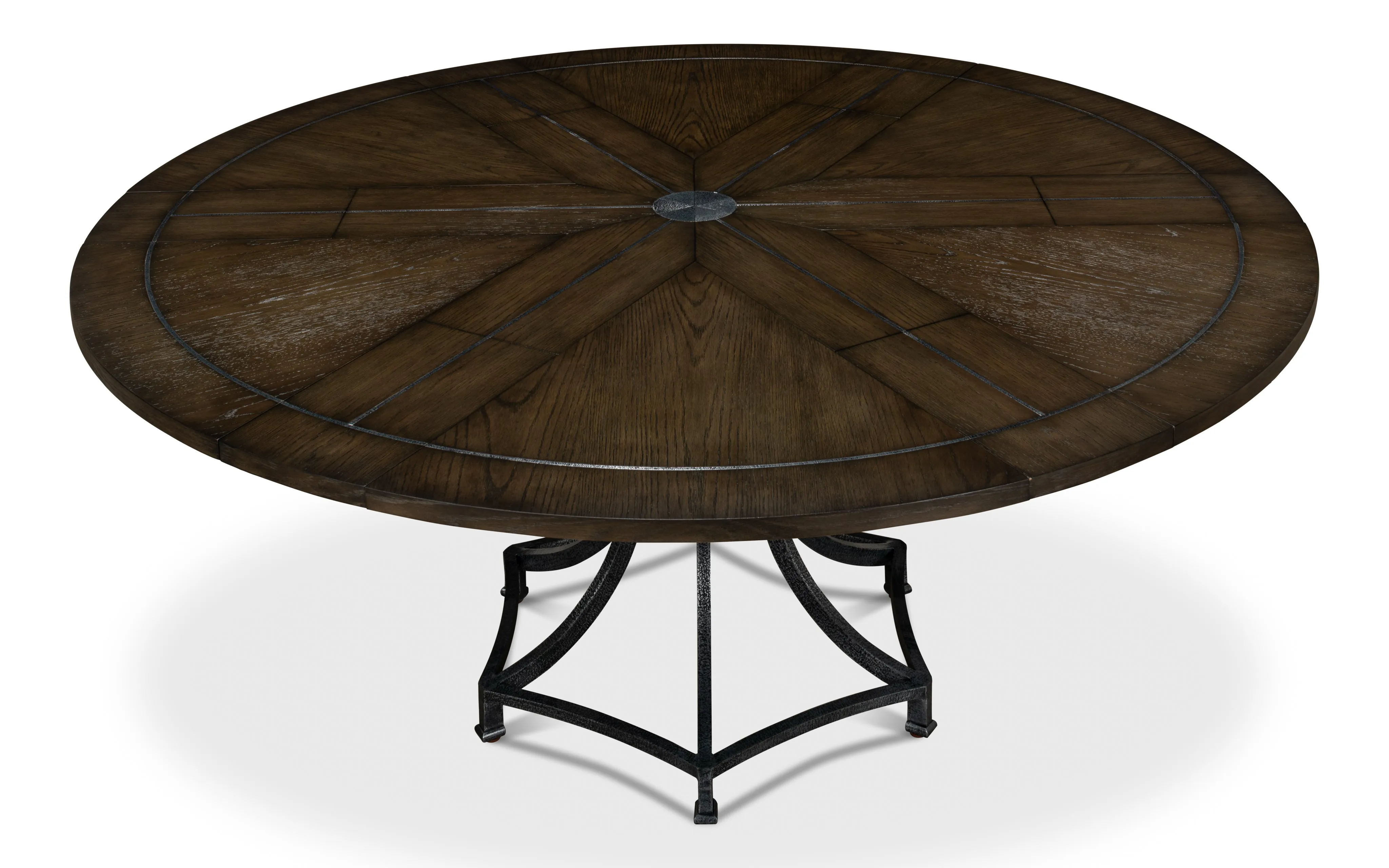 Sarreid - Walnut Jupe Dining Table  Small - Brown - Traditional