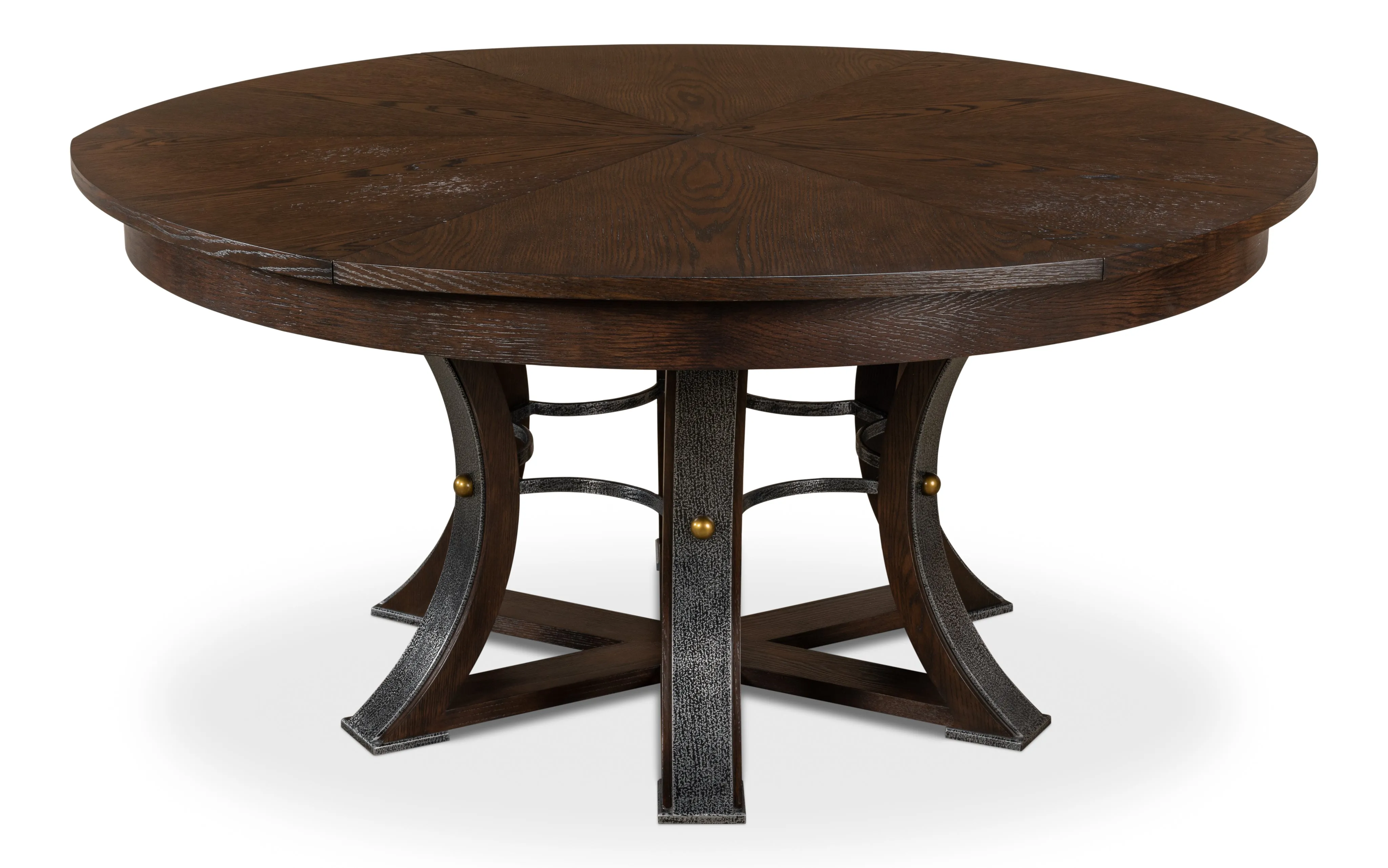 Sarreid - Walnut Jupe Dining Table  Small - Brown - Traditional