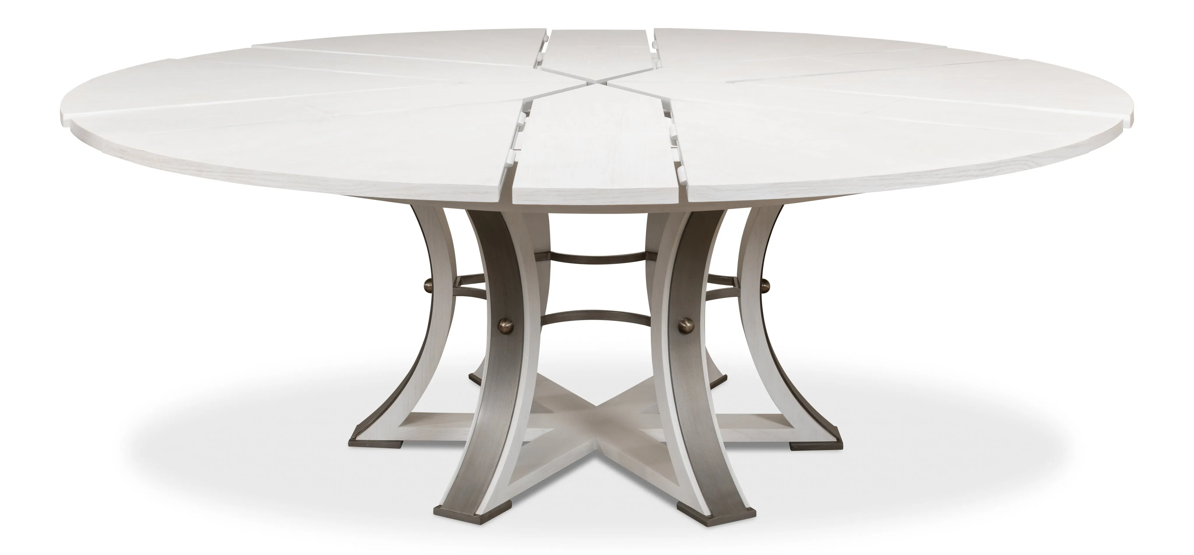 Sarreid - Walnut Jupe Dining Table  Small - Brown - Traditional