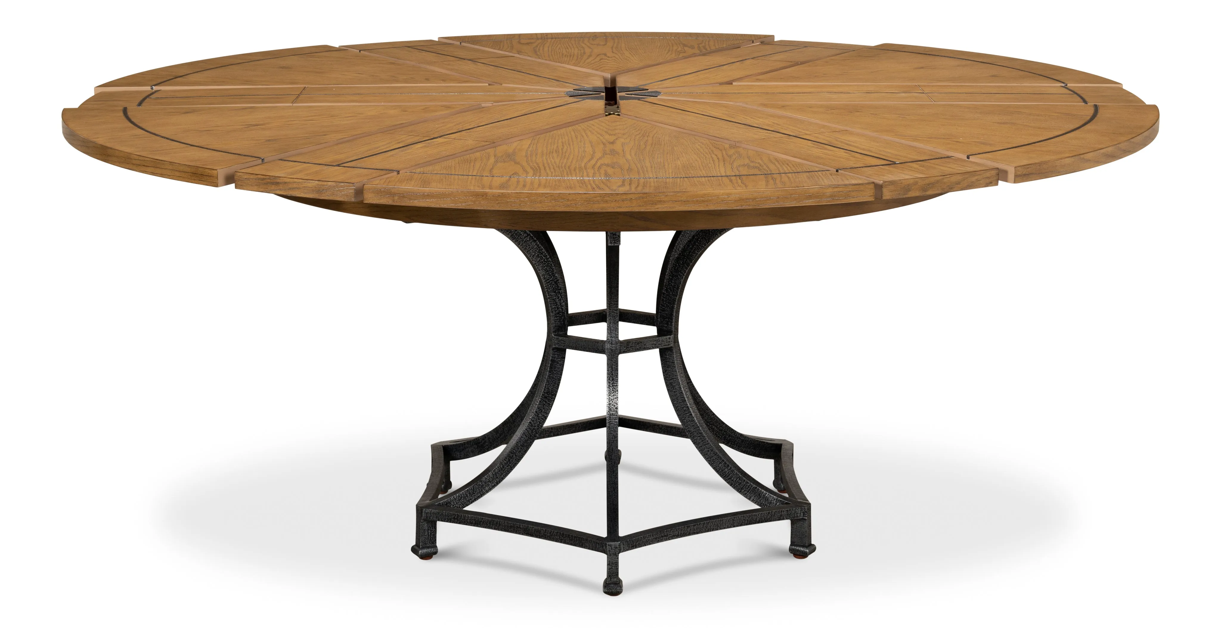 Sarreid - Walnut Jupe Dining Table  Small - Brown - Traditional
