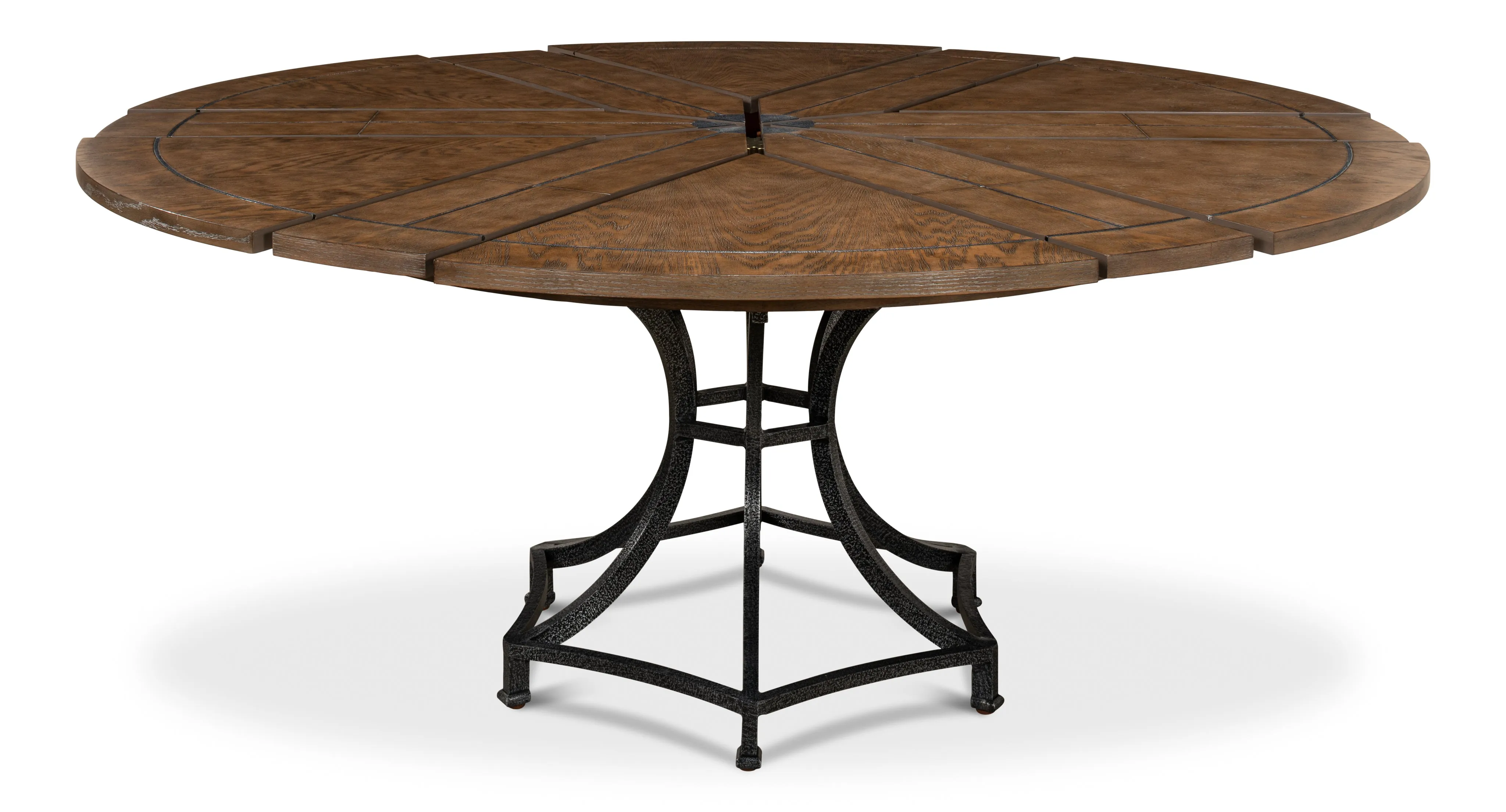 Sarreid - Walnut Jupe Dining Table  Small - Brown - Traditional