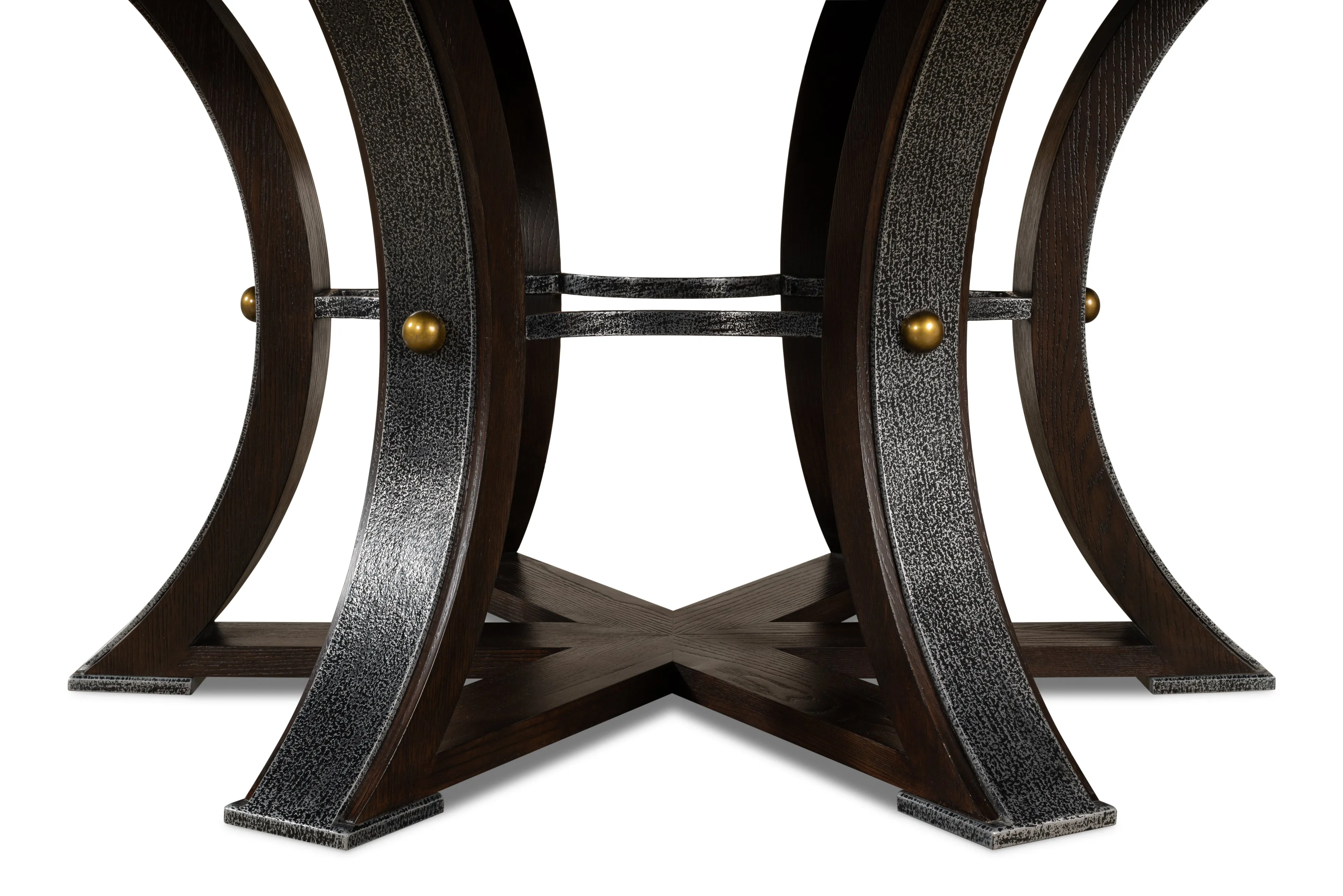 Sarreid - Walnut Jupe Dining Table  Small - Brown - Traditional