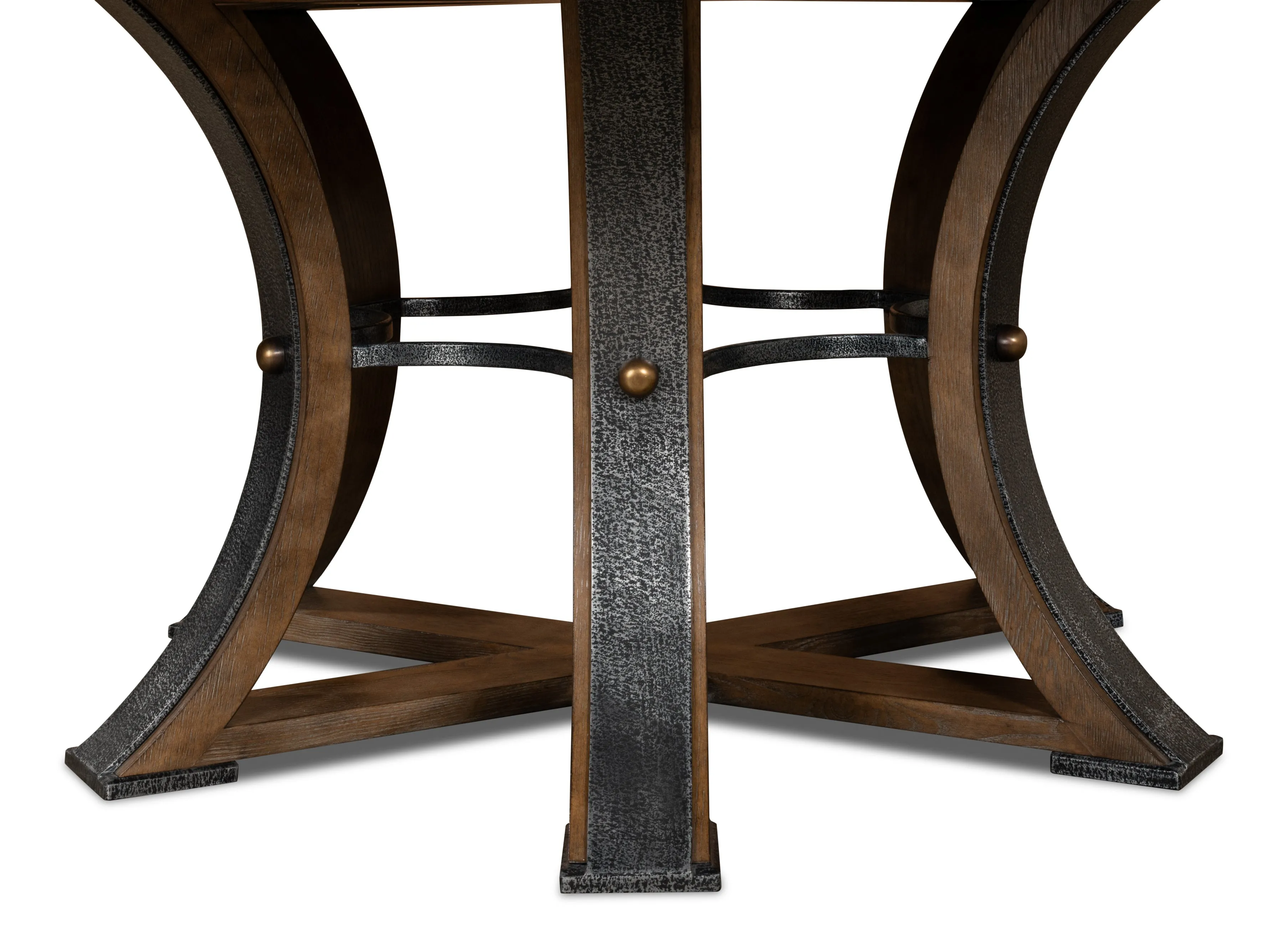 Sarreid - Walnut Jupe Dining Table  Small - Brown - Traditional