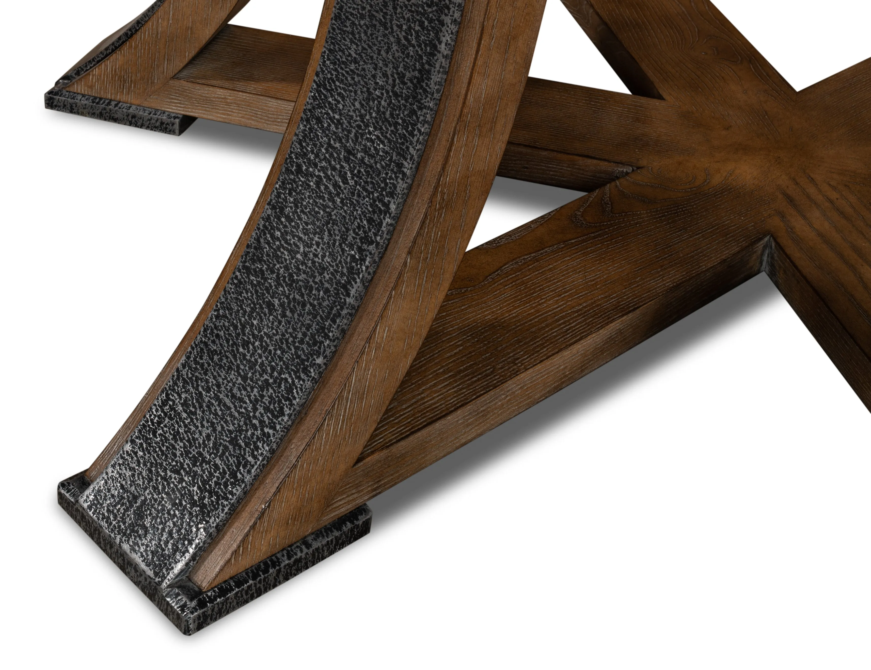 Sarreid - Walnut Jupe Dining Table  Small - Brown - Traditional