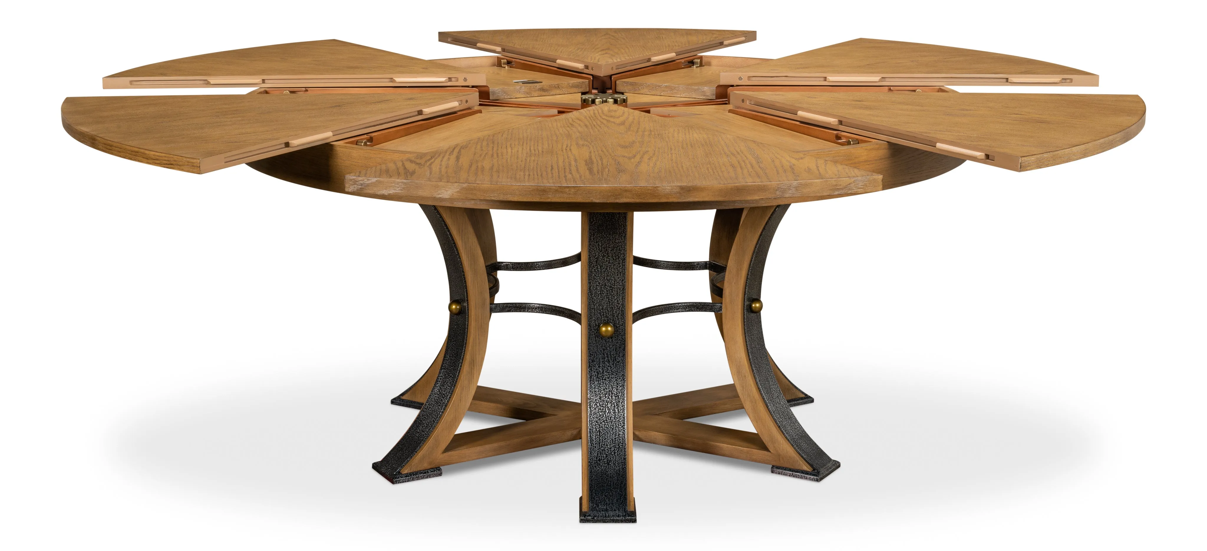 Sarreid - Walnut Jupe Dining Table  Small - Brown - Traditional