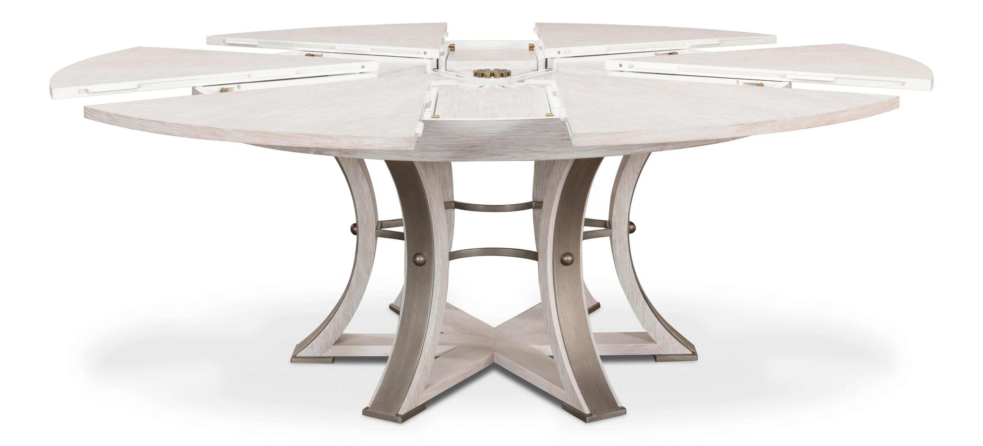 Sarreid - Walnut Jupe Dining Table  Small - Brown - Traditional