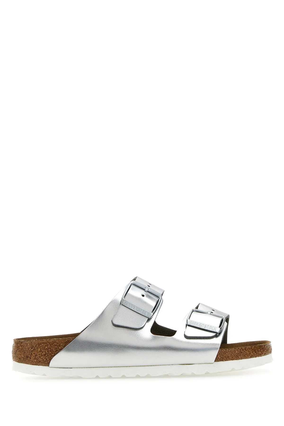 Silver leather Arizona BS slippers