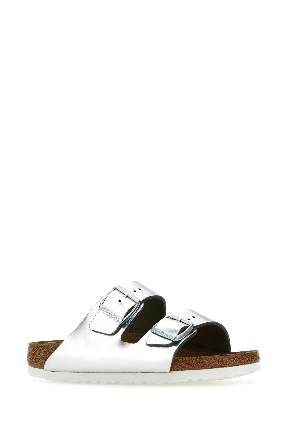 Silver leather Arizona BS slippers