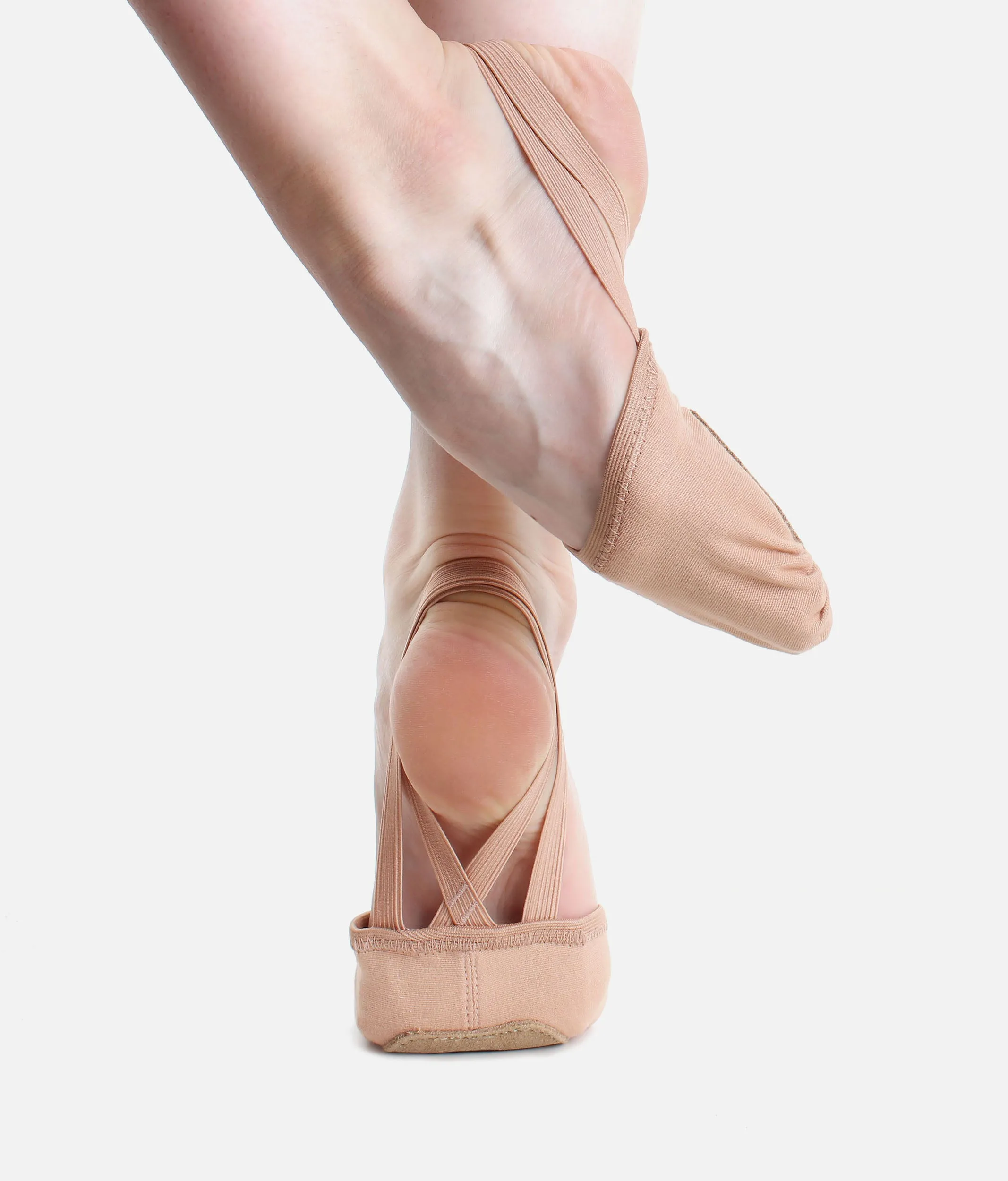 Stretch Canvas Half Sole Shoe, Malibu - BA41