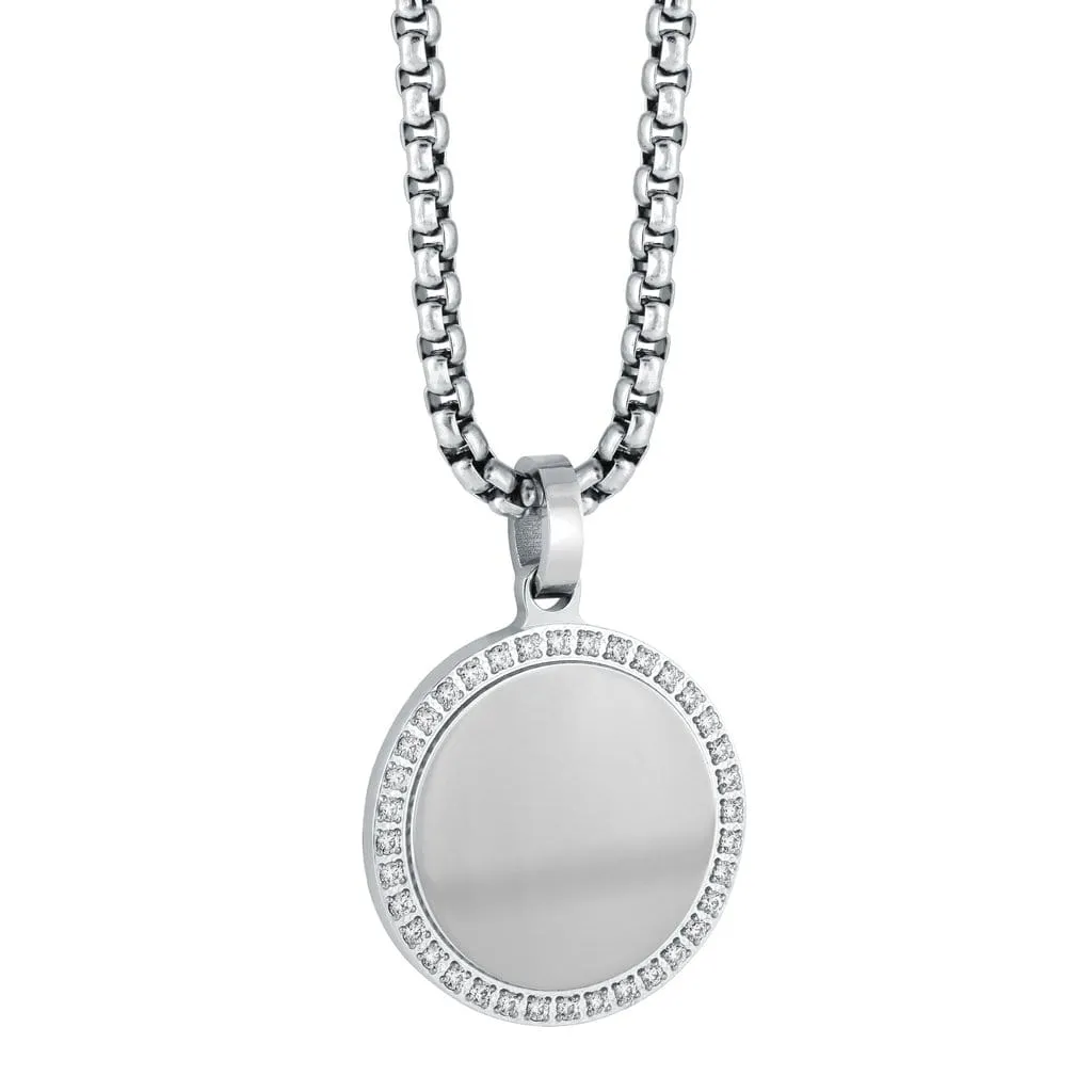 Studded Circle Pendant
