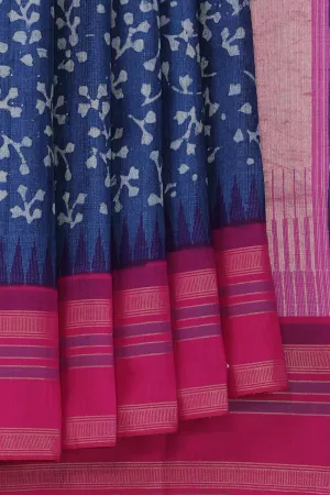 Tussar Silk Printed Saree