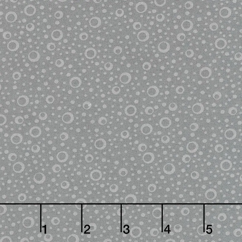 Wilmington Essentials - Dash of Pepper Bubbles Medium Charcoal Yardage