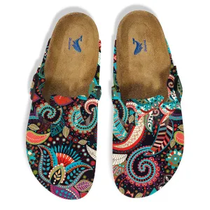 Yiume Footwear Women’s Clogs Adjustable Buckle Slip on Footbed Slippers