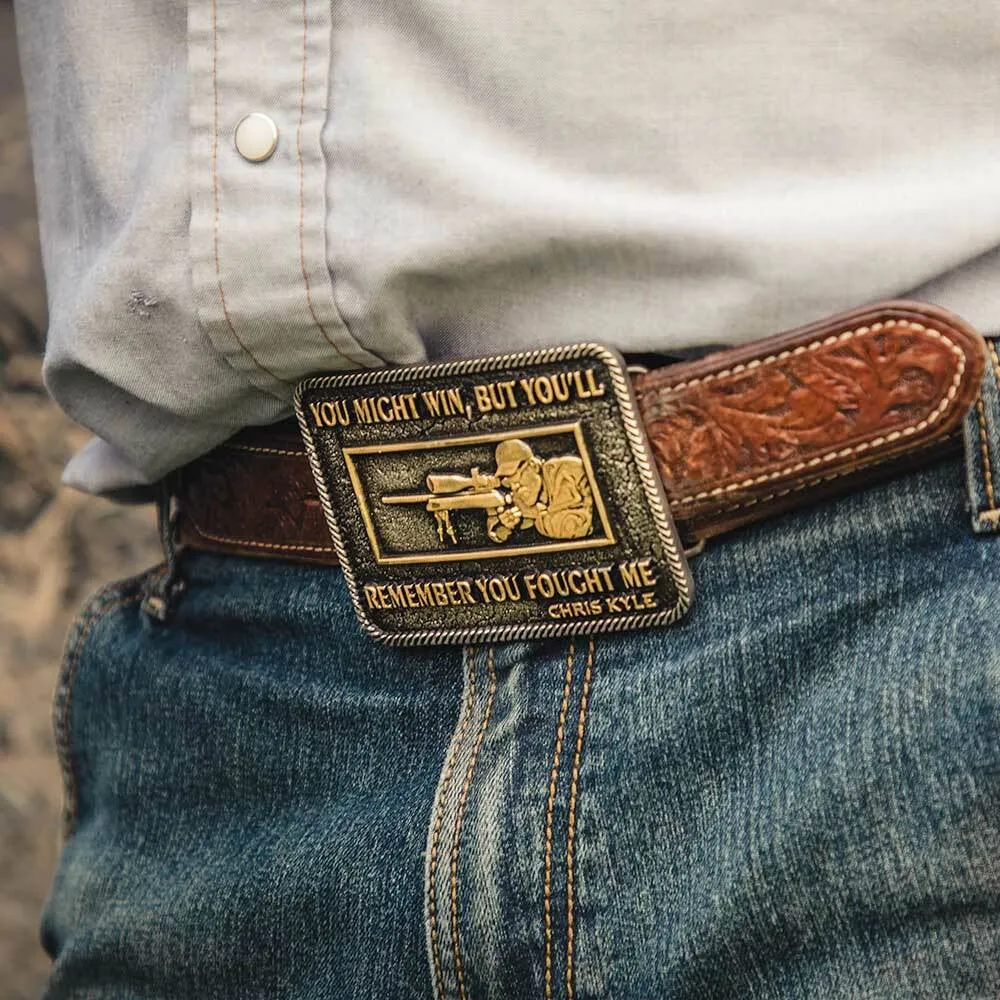 You'll Remember, Chris Kyle Attitude Belt Buckle A897CK